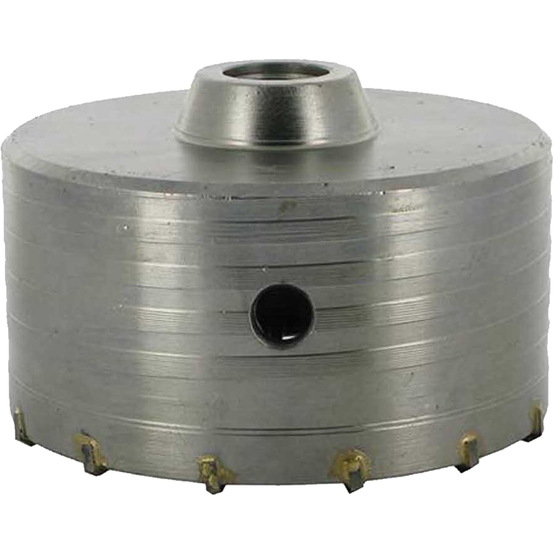 TCT Core Drill Bit 100mm Hole Saw Masonry Stone Brick SDS Plus 200mm Shaft Pilot