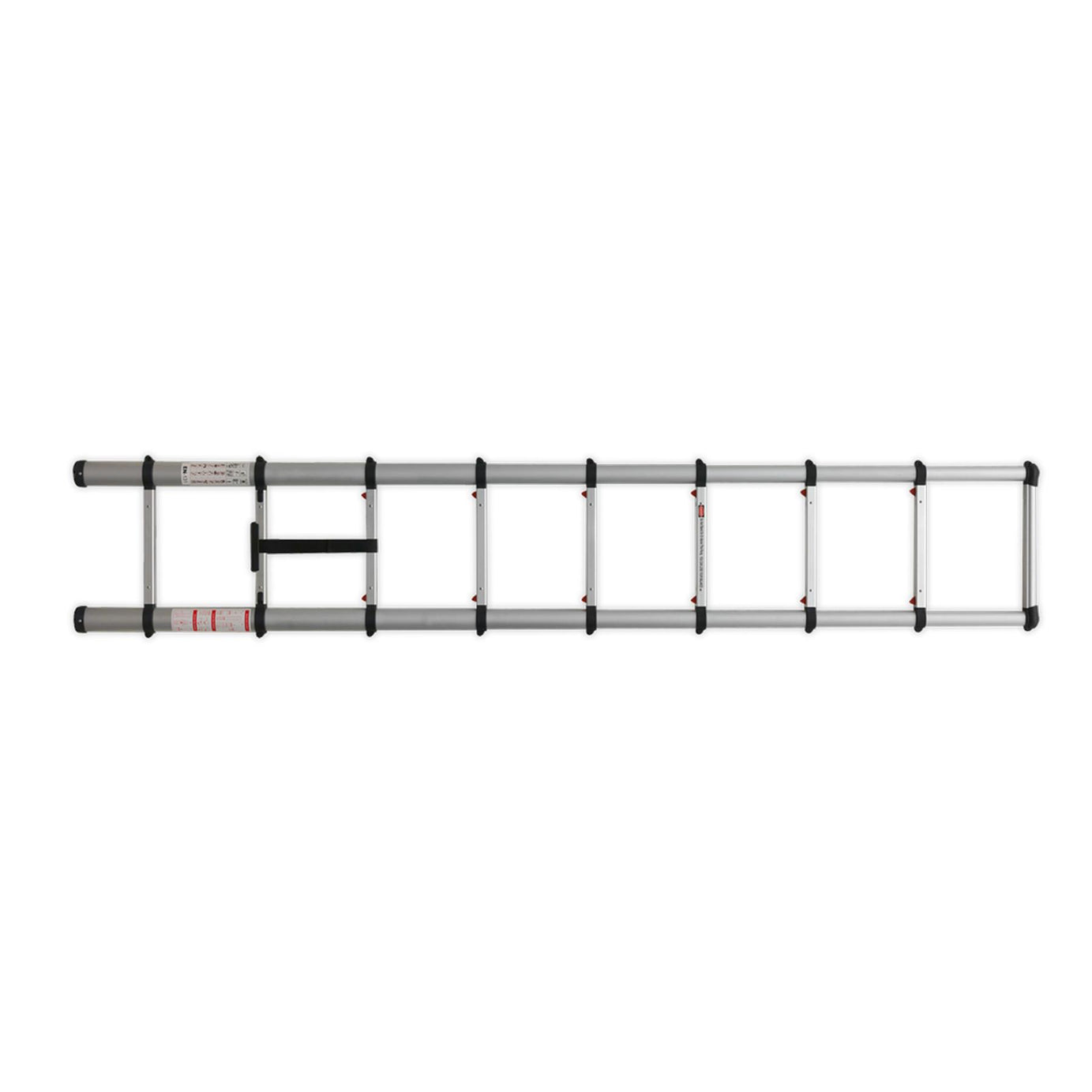 Sealey Aluminium Telescopic Ladder 9-Tread EN 131 Lightweight Use At Multiple Heights