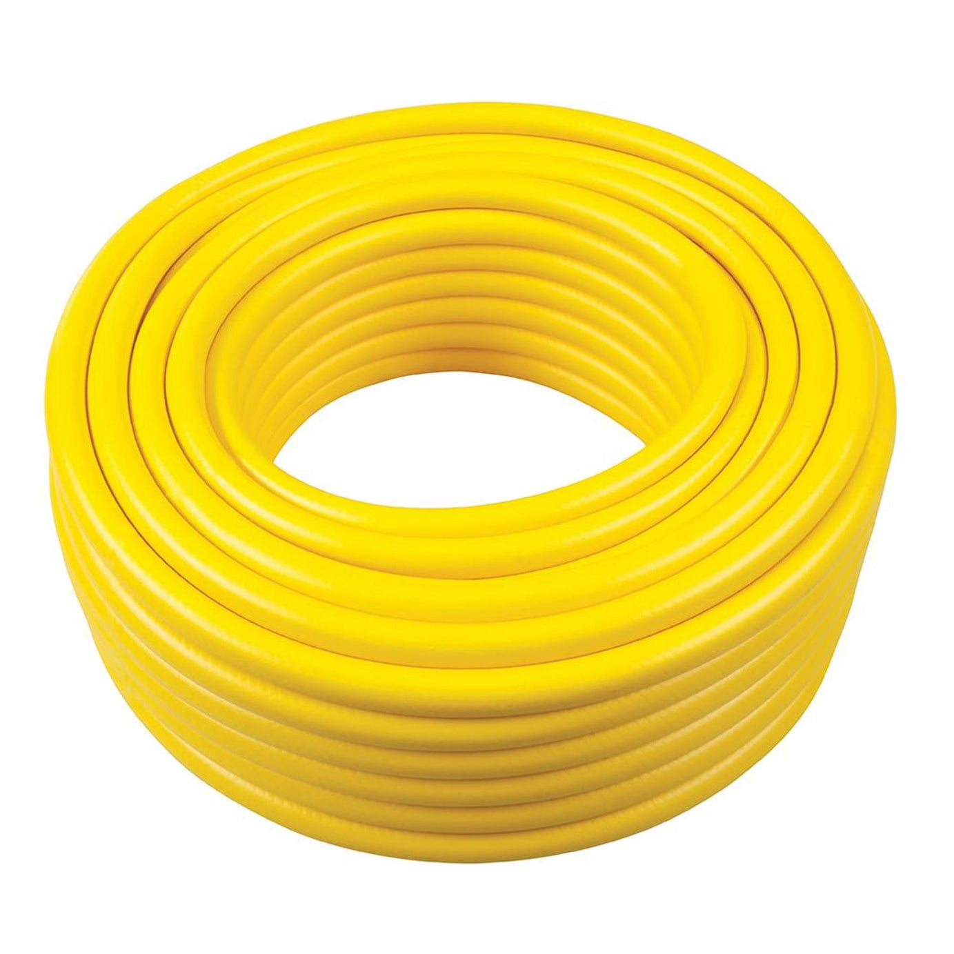 Reinforced Yellow Braided Flexible PVC Hose Pipe 30m for Water Air Oil Gases