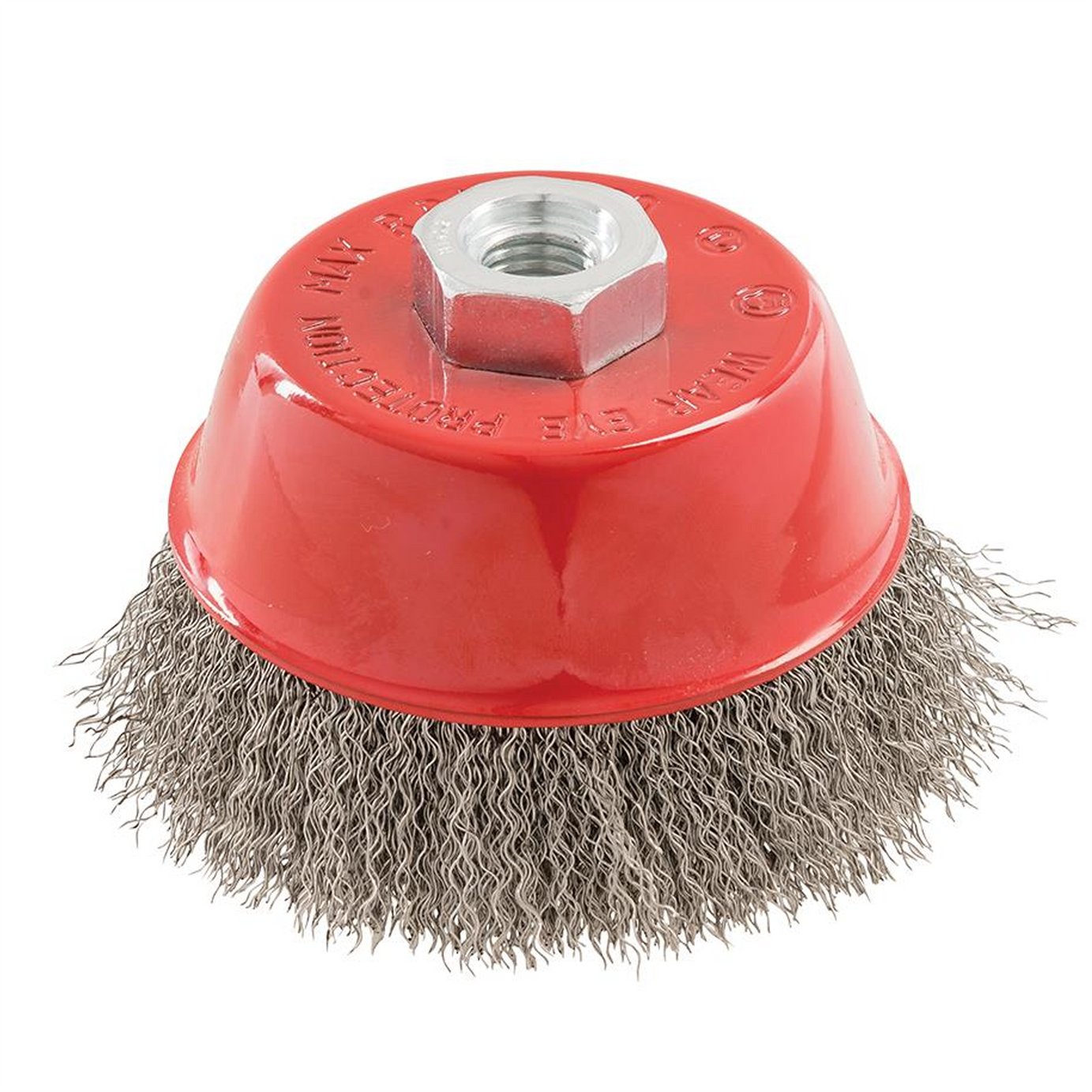 Stainless Steel Crimp Cup 100mm Wire Brush M14 Rust Removal High Quality