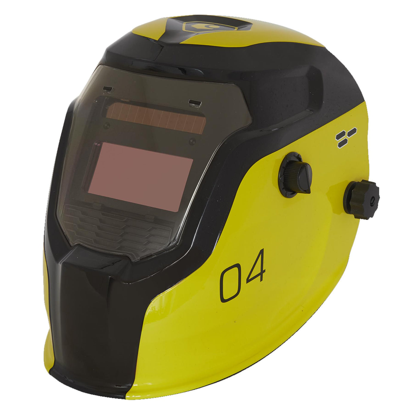 Sealey Welding Helmet Auto Darkening - Shade 9-13 - Yellow