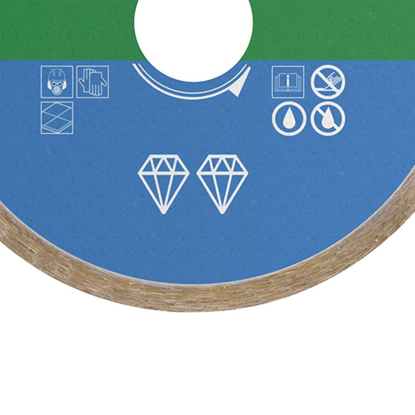 Tile Cutting Diamond Disc 110mm X 22.2mm Continuous Rim Blade Brand New