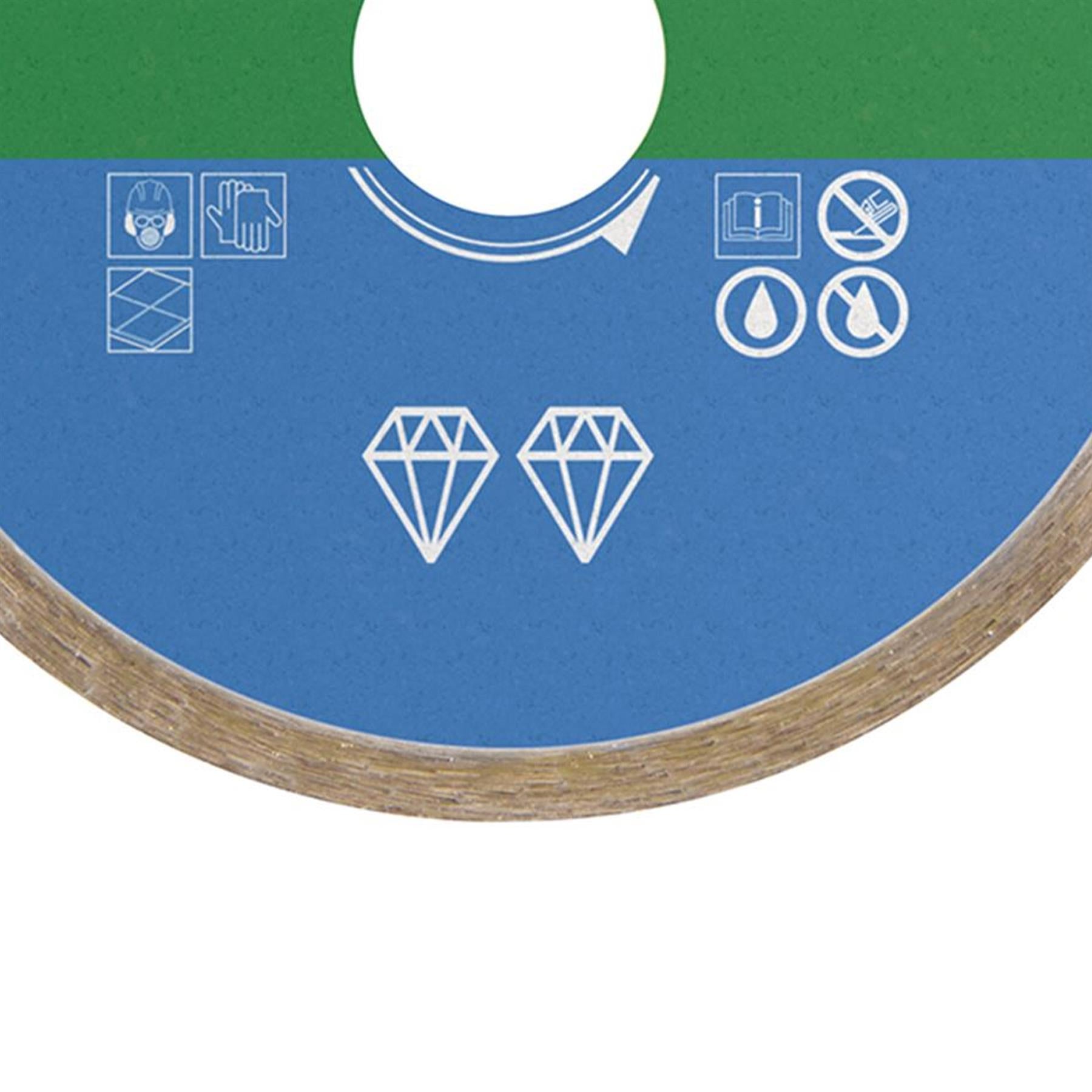 Tile Cutting Diamond Disc 110mm X 22.2mm Continuous Rim Blade Brand New