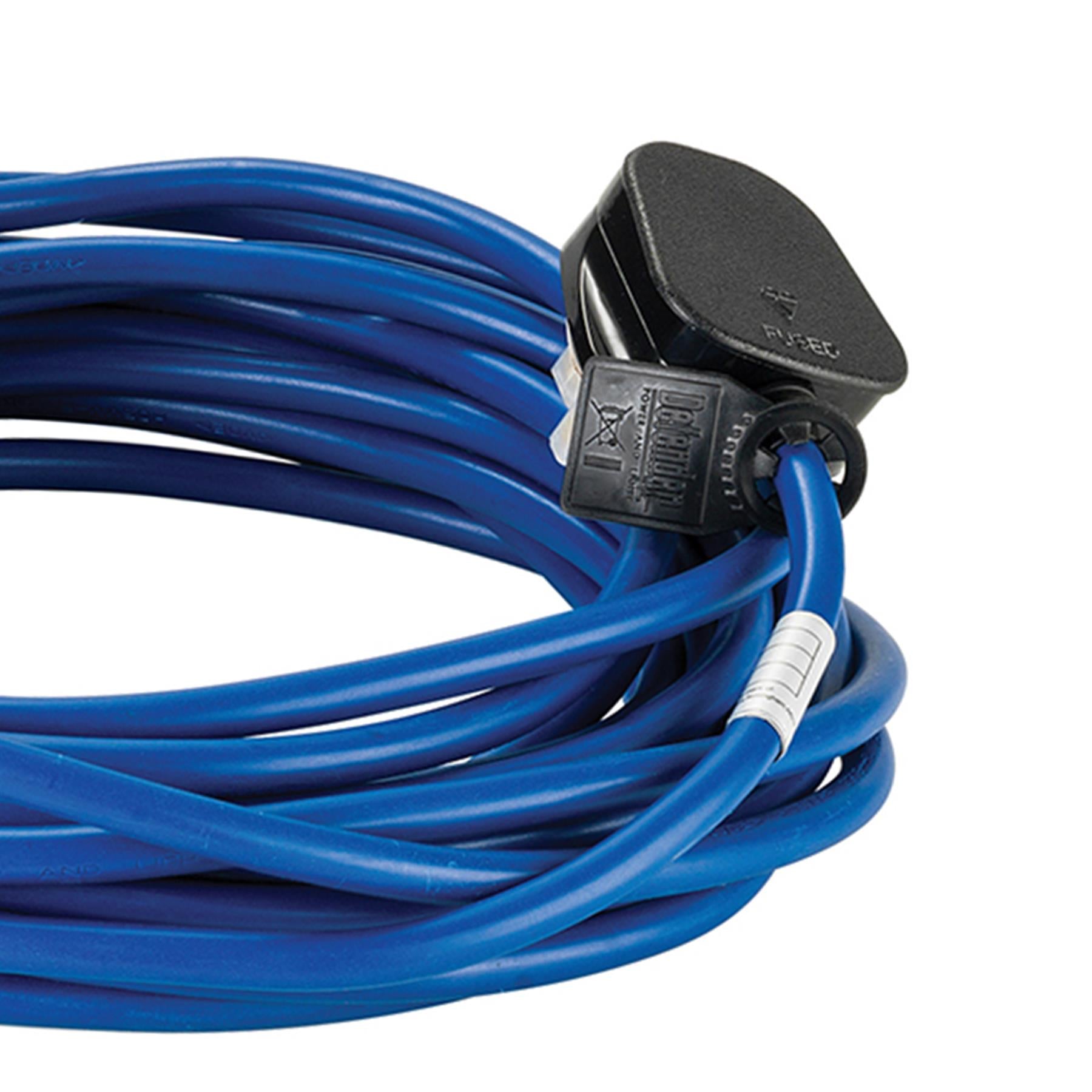 Defender Extension Lead Blue 1.5mm2 13A 10m 230V