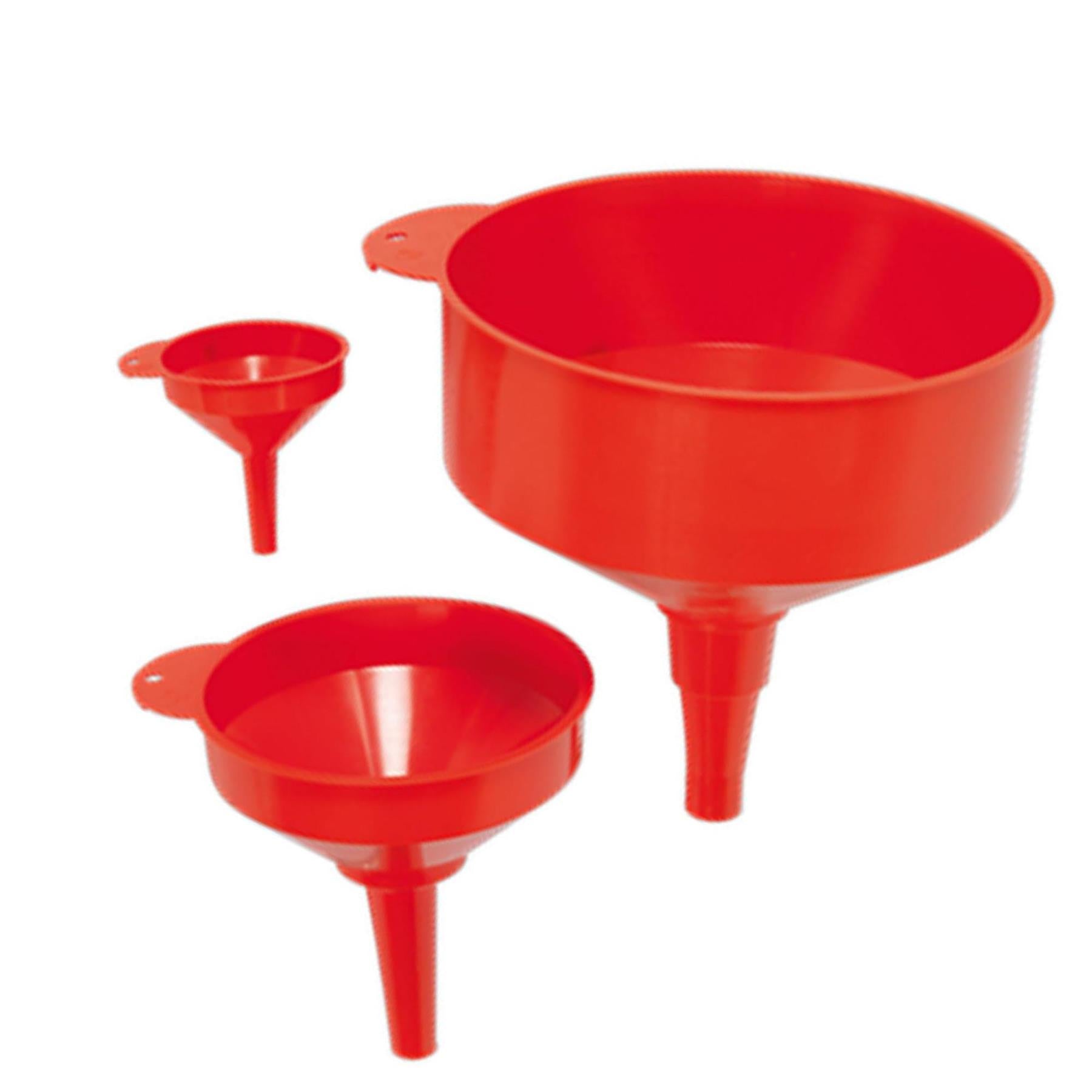 Sealey Funnel Set 3pc Fixed Spout