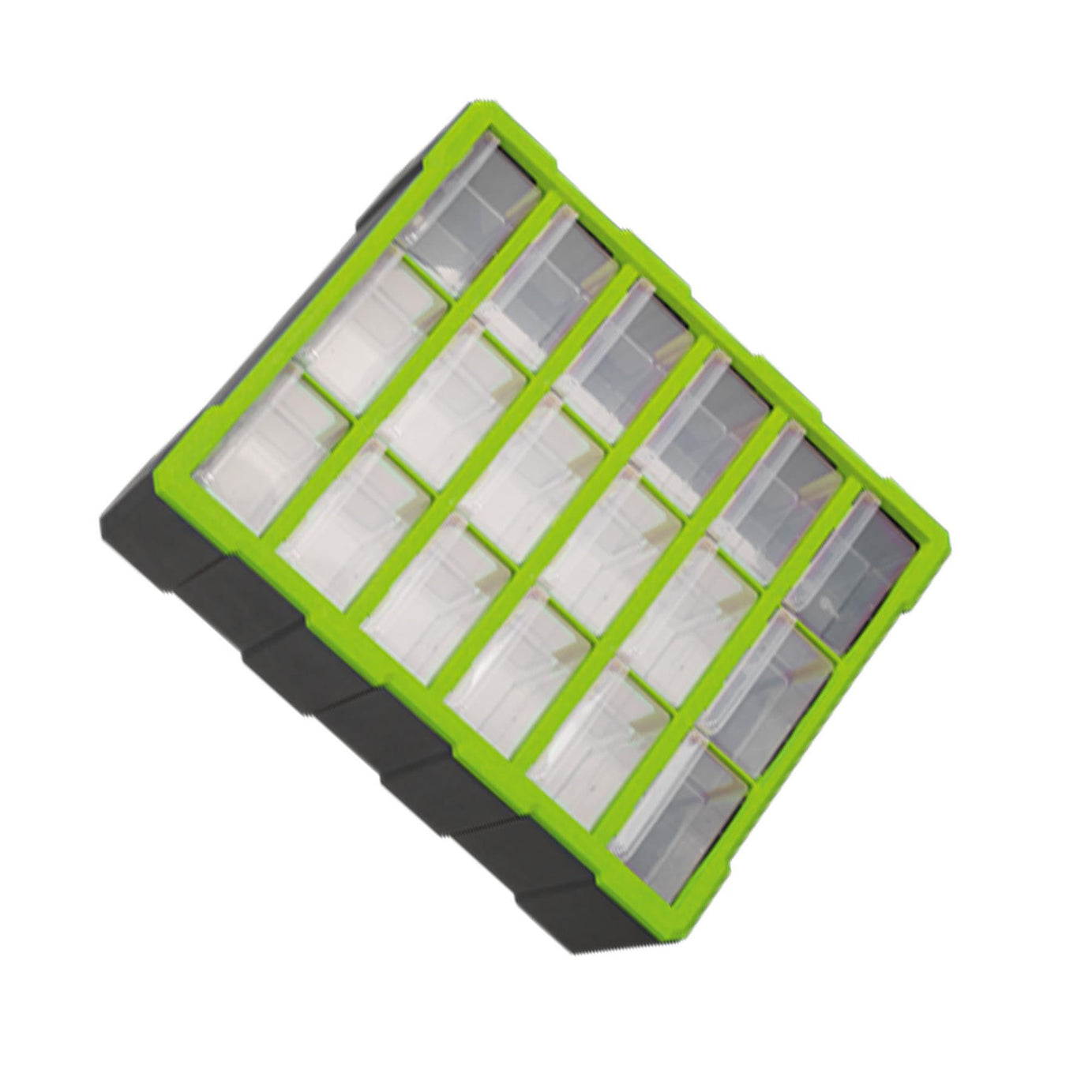 Sealey Cabinet Box 18 Drawer - Hi-Vis Green/Black