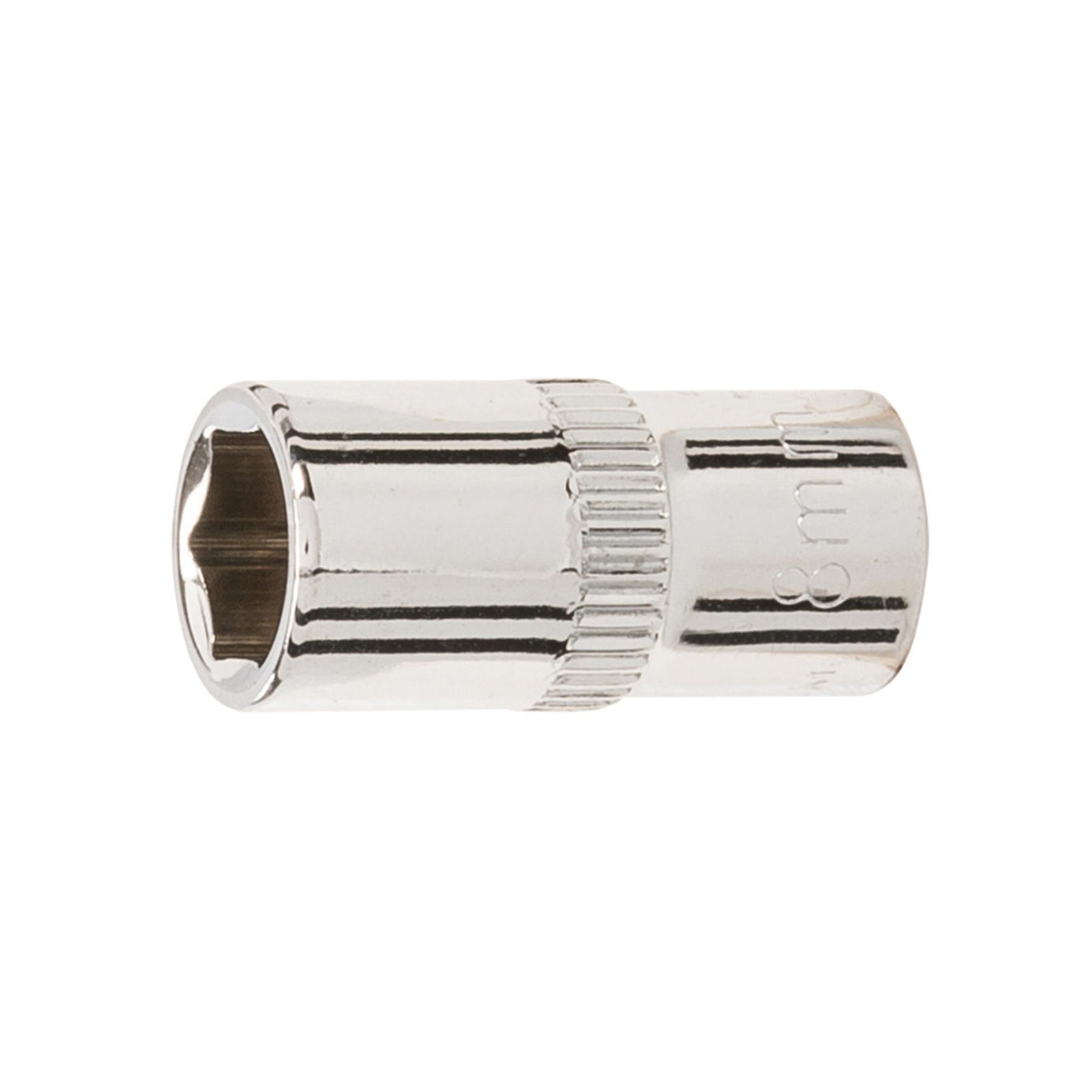Quality Socket 1/4" Drive Metric Hex Square 8mm Individual Hex Polished Crv