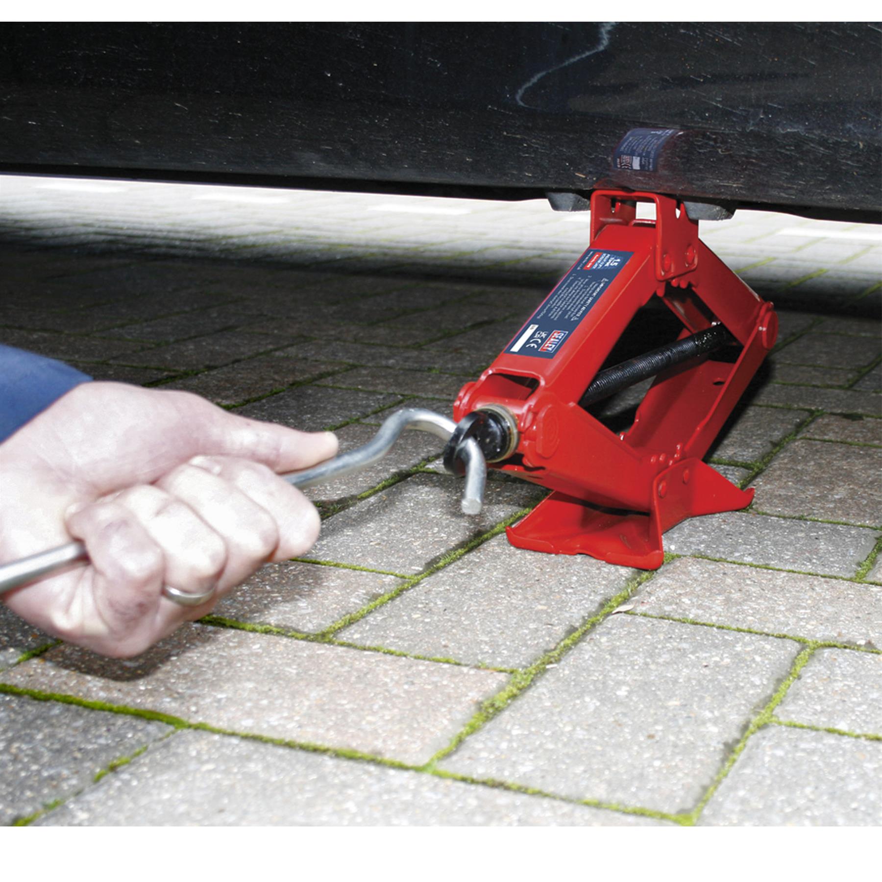 Sealey 58M Scissor Jack Heavy-Duty 1.5tonne TUV/GS Approved