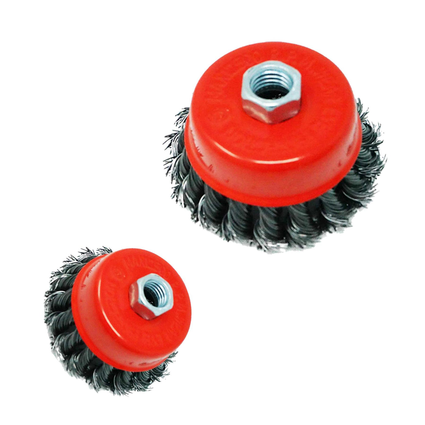 Twist Knot Wire Wheel Cup M14 Crew Brush Sets for 3" Angle Grinder