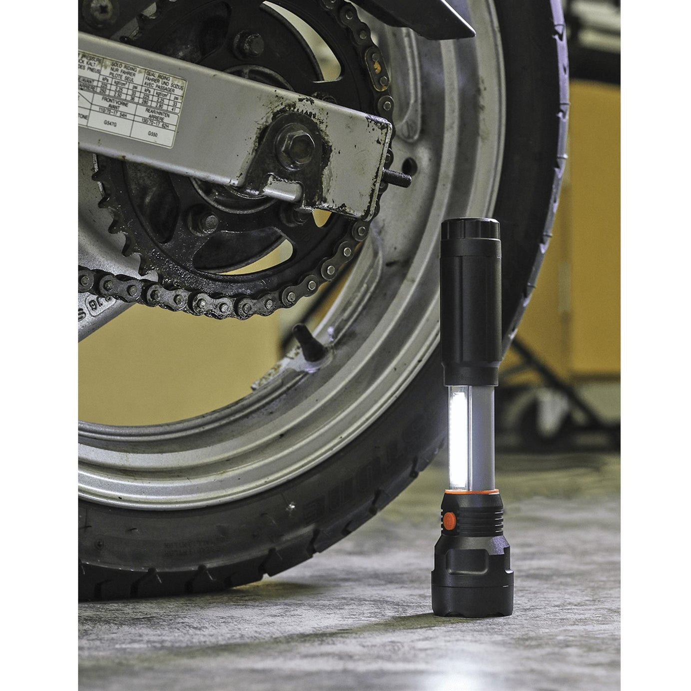 Sealey Torch/Inspection Light 3W COB & 3W LED 4 x AAA Cell