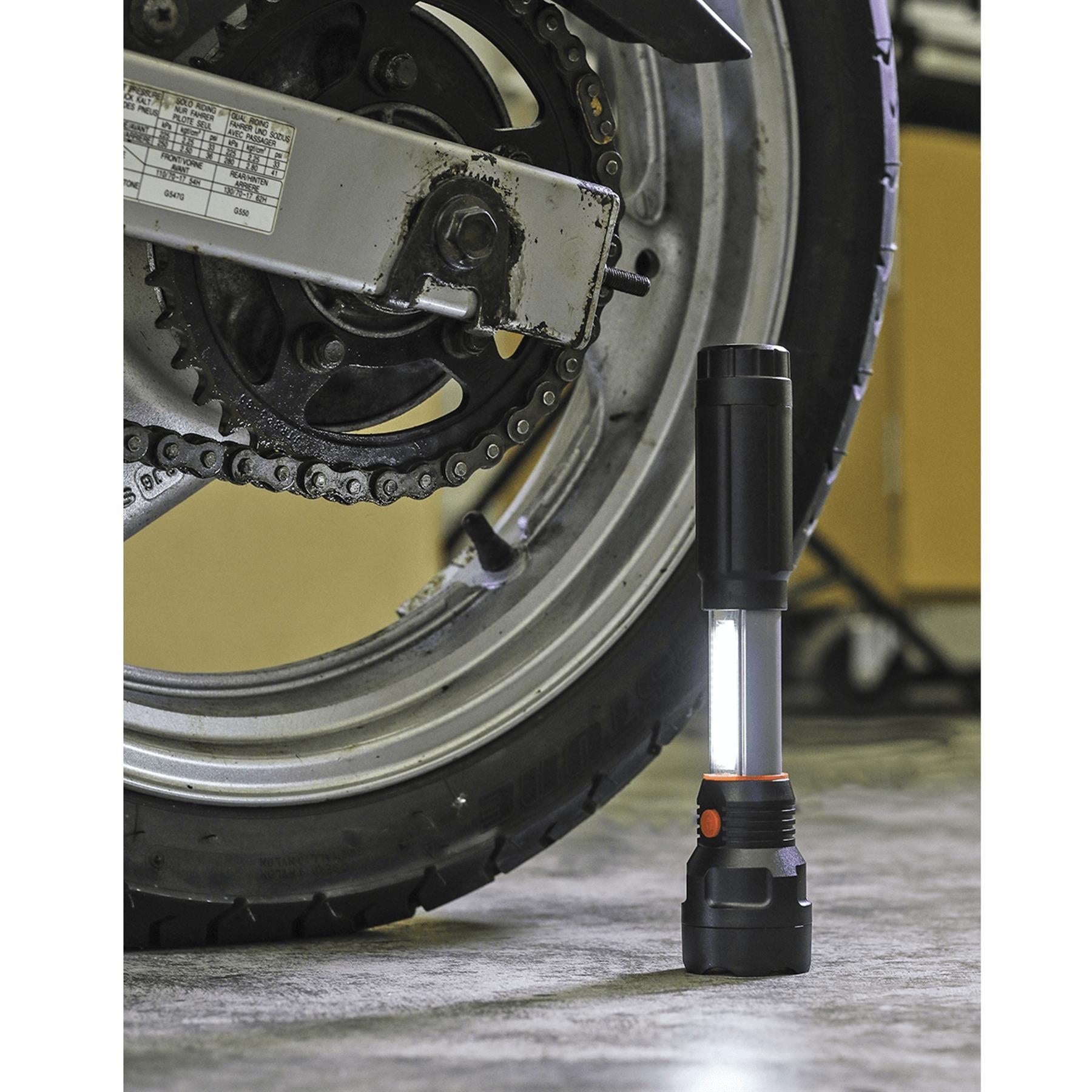 Sealey Torch/Inspection Light 3W COB & 3W LED 4 x AAA Cell