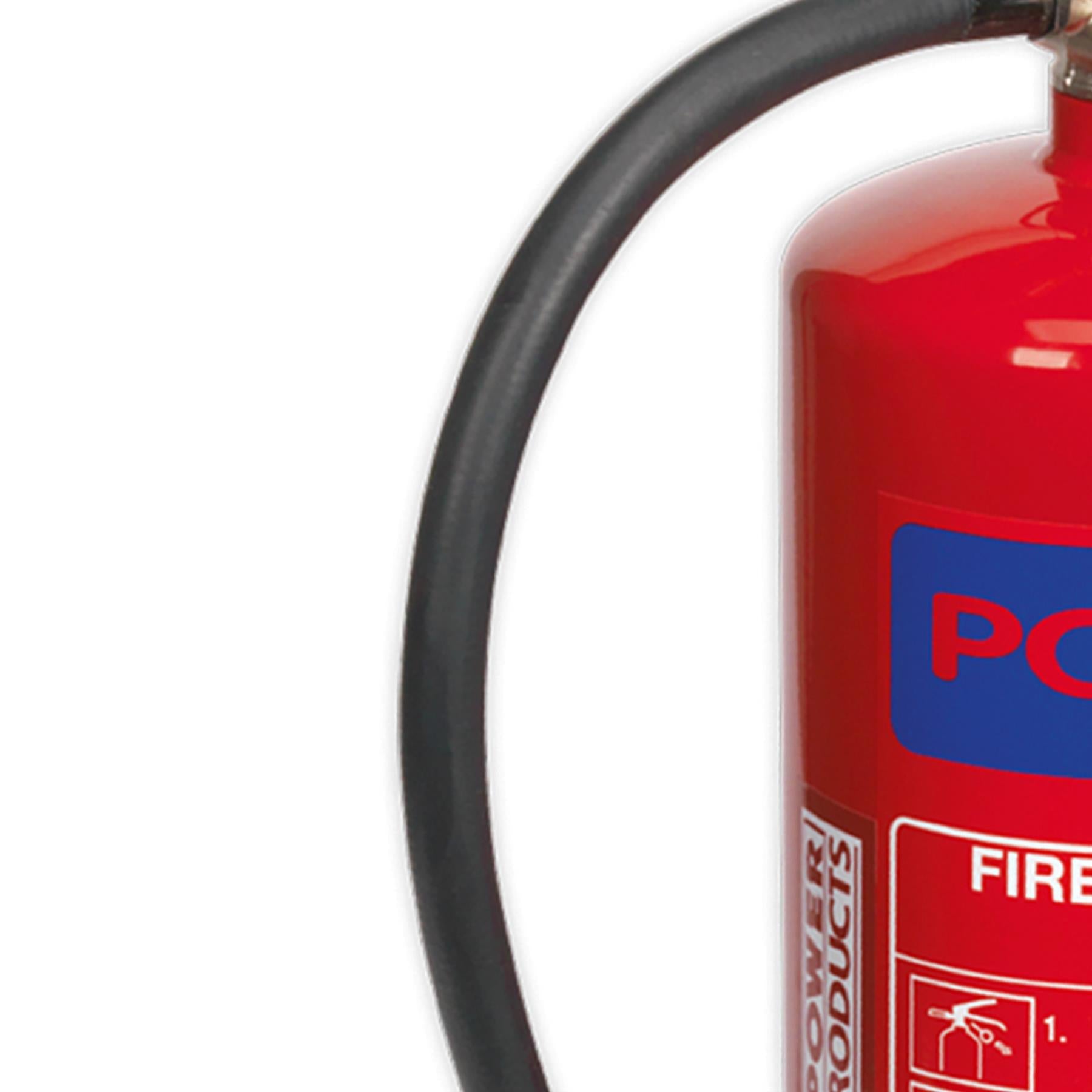 Sealey Fire Extinguisher 6kg Dry Powder