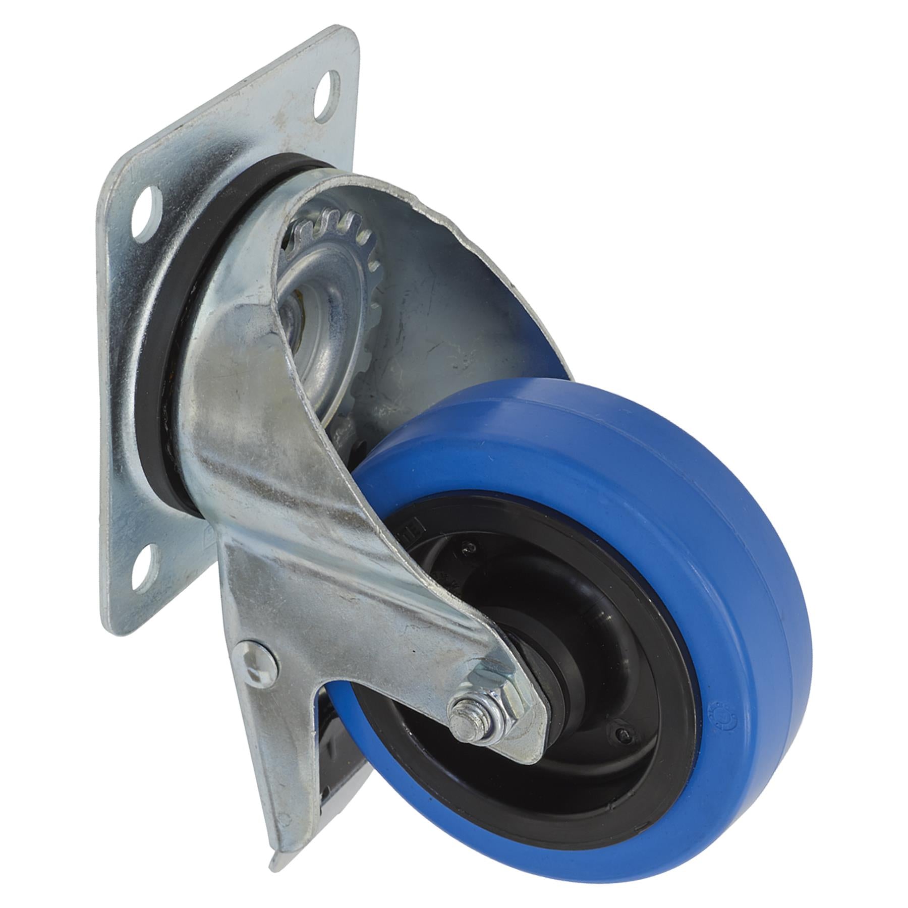 Sealey Castor Wheel Swivel Plate with Total Lock 100mm