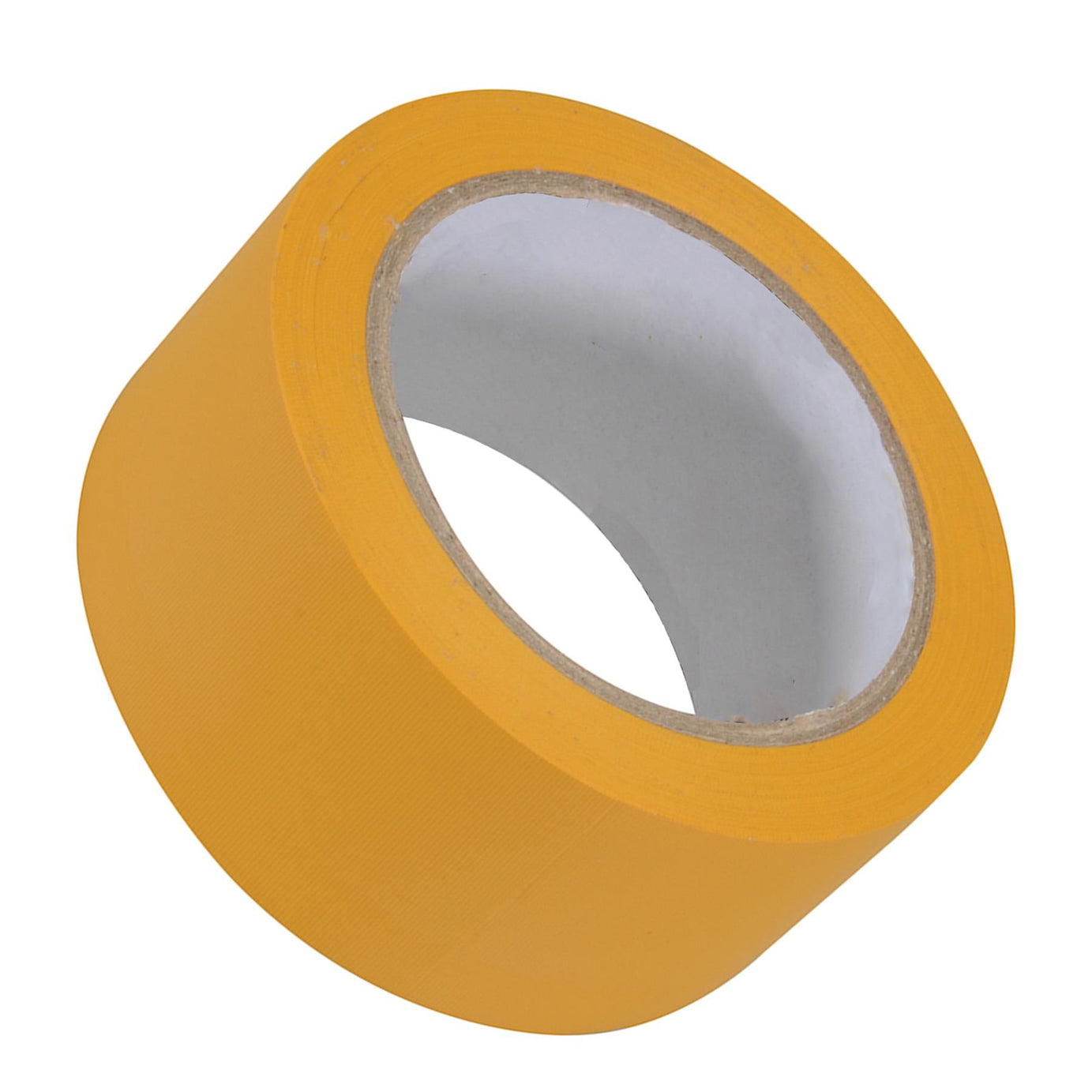 Builders Tape - 50mm X 33M Yellow Rubber Adhesive On A Soft Pvc Carrier