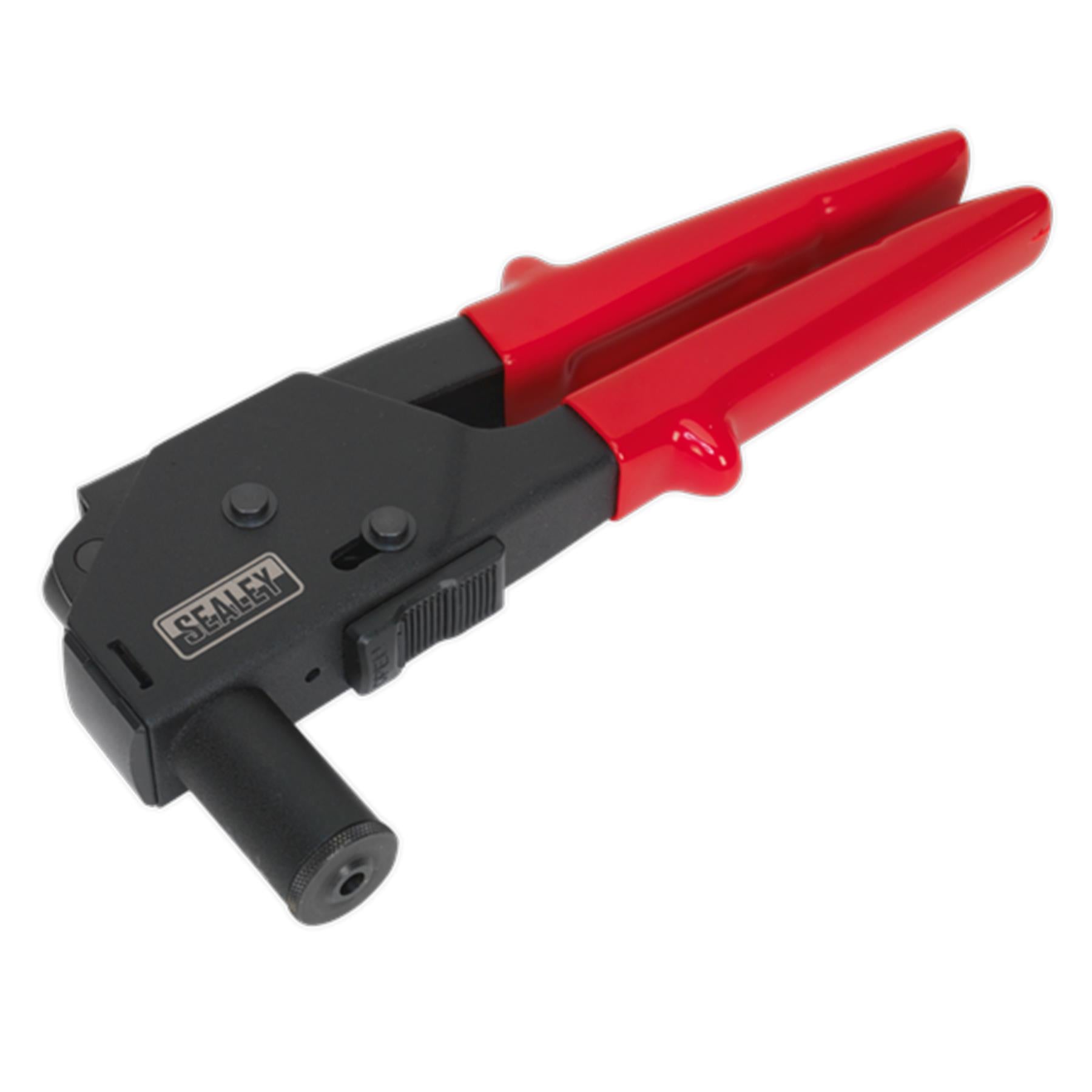 Sealey Plastic Riveting Kit With 40pcs Of Rivet Hand Riveter Tool Car Body 220mm