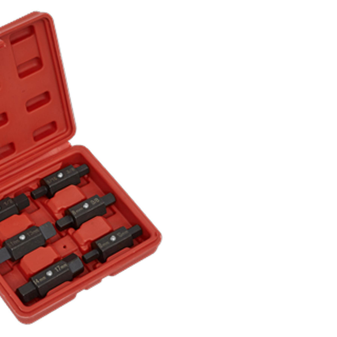 Sealey Oil Drain Plug Key Set 6pc Double End