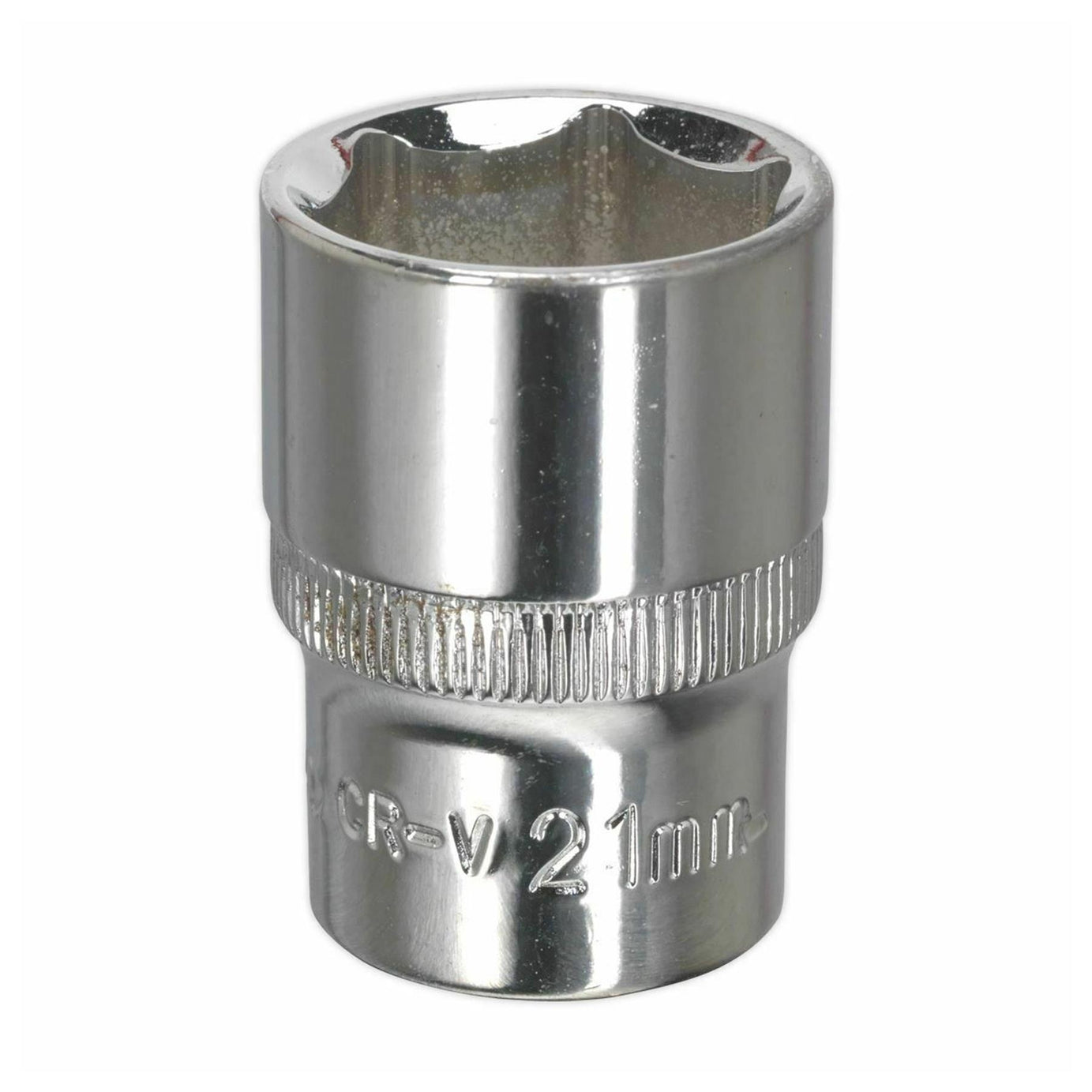 Sealey WallDrive Socket 21mm 1/2"Sq Drive Fully Polished