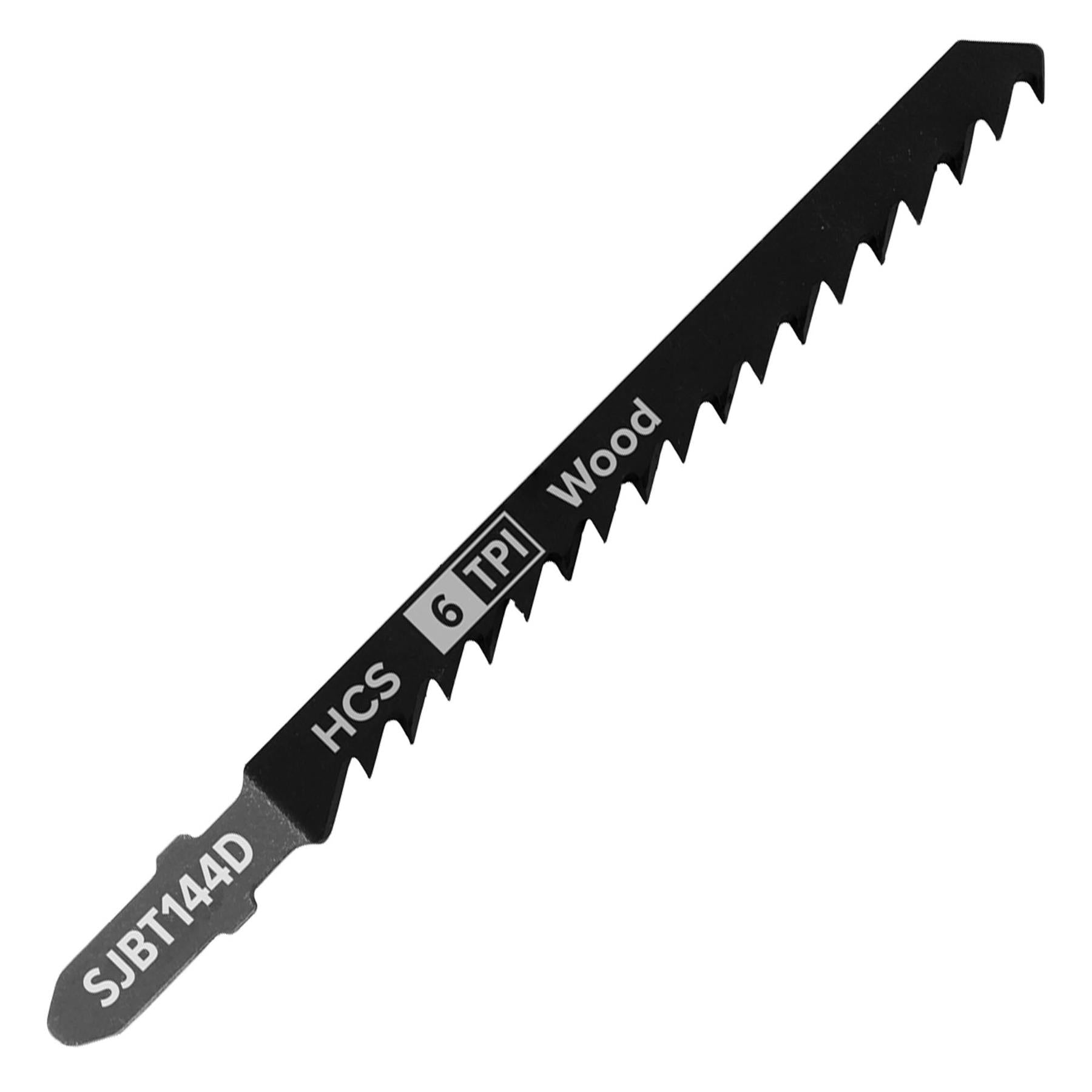 Sealey Jigsaw Blade General Wood 100mm 6tpi - Pack of 5