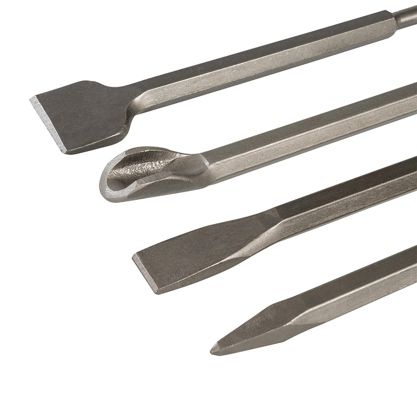 SDS Plus Masonry Drill Chisels Groove Steel Set 15Pce Sturdy Case 3Y Guarantee