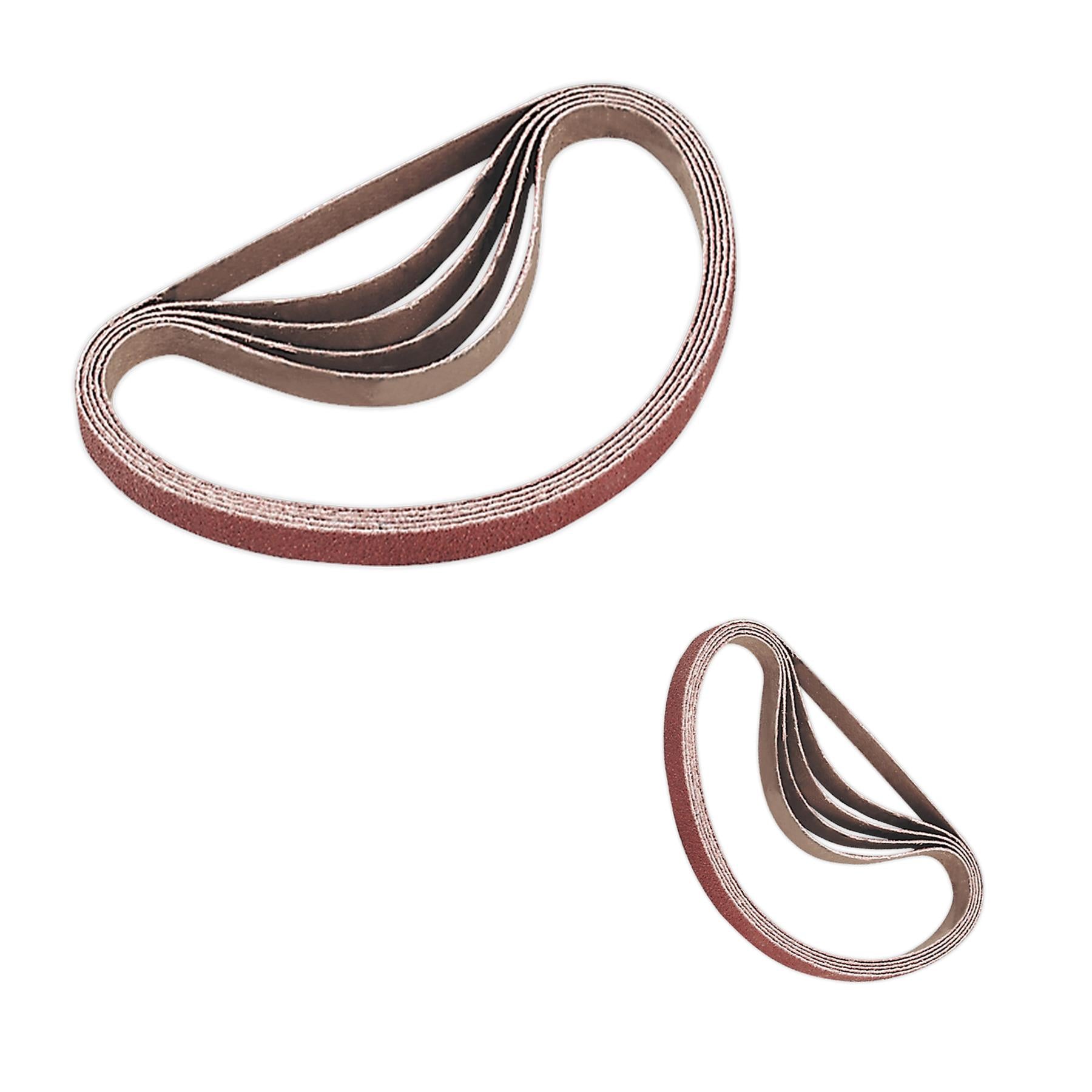 Sealey Sanding Belt 10 x 330mm 40Grit Pack of 5