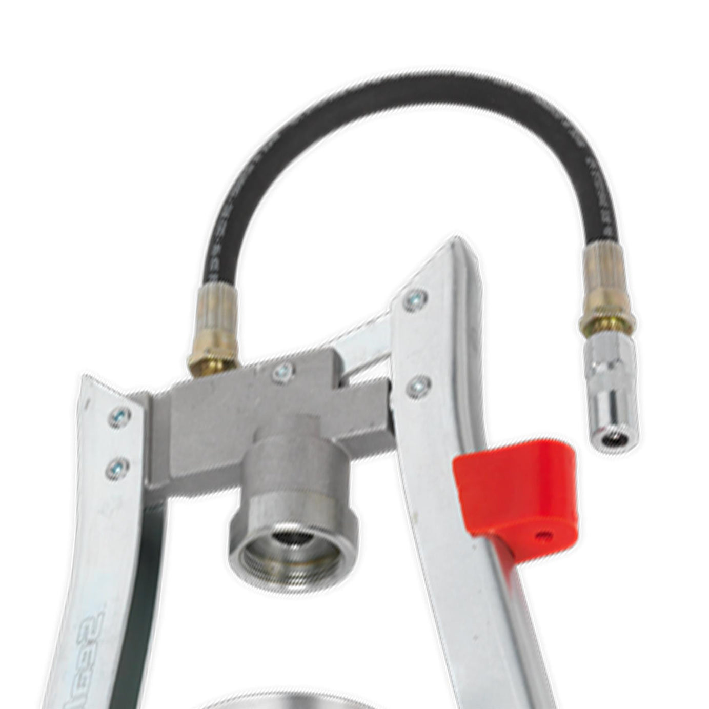 Sealey Double Lever Action Grease Gun Fits 400g Screw Catridge 12" Hose AK4403