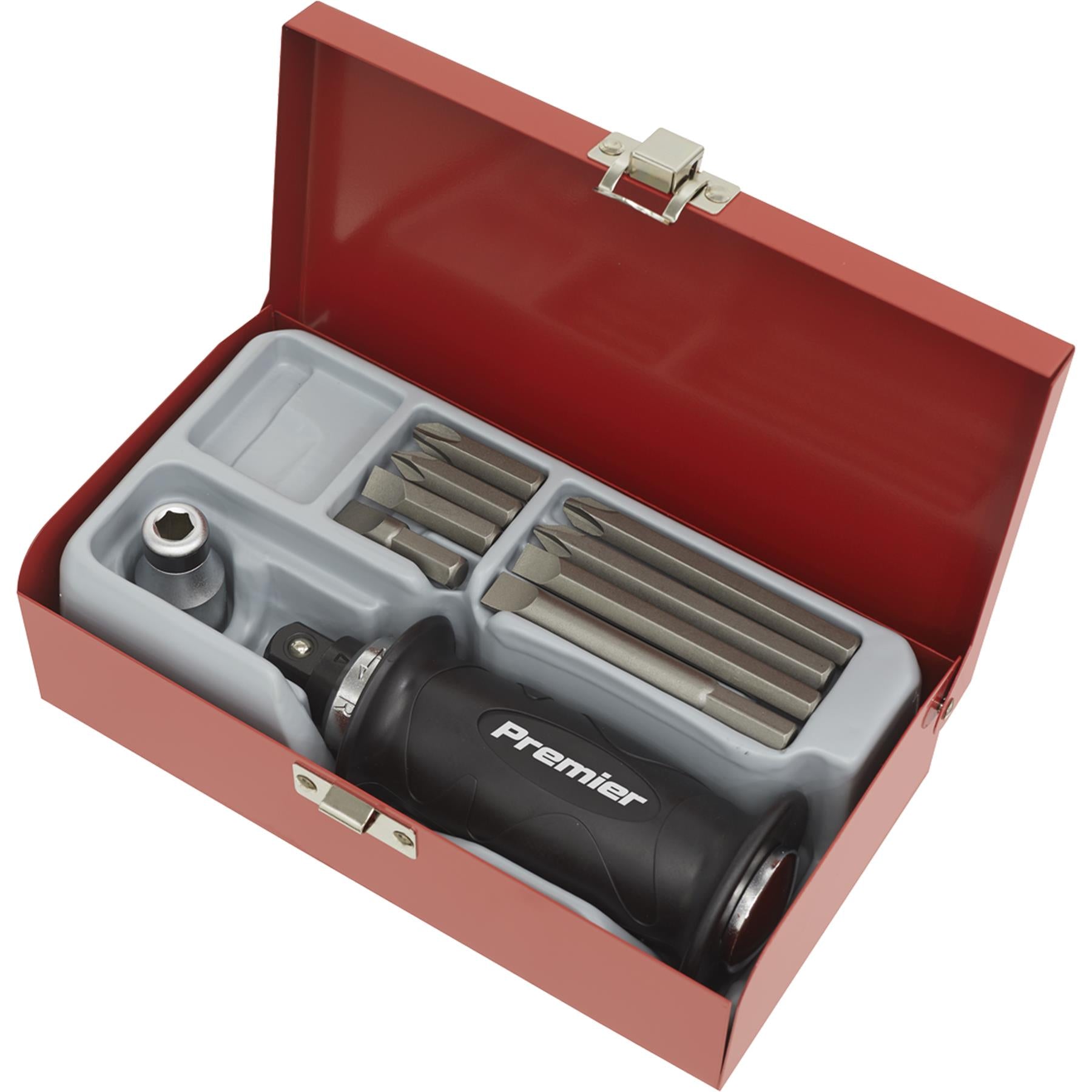 Sealey Impact Driver Set 10pc Protection Grip