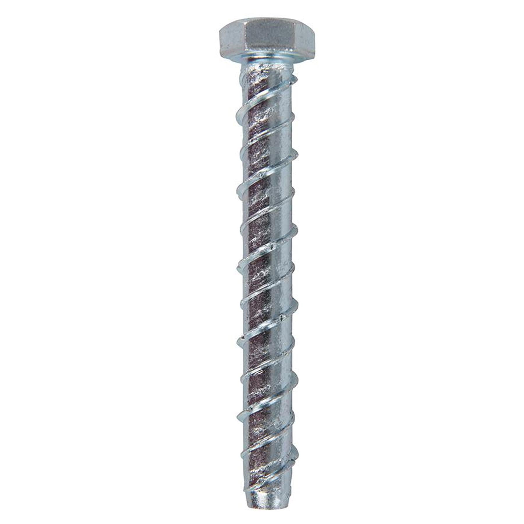 M12x100mm Concrete Masonry Bolts Hexagon Multi Fix Screwbolt Block Brick 10Pk