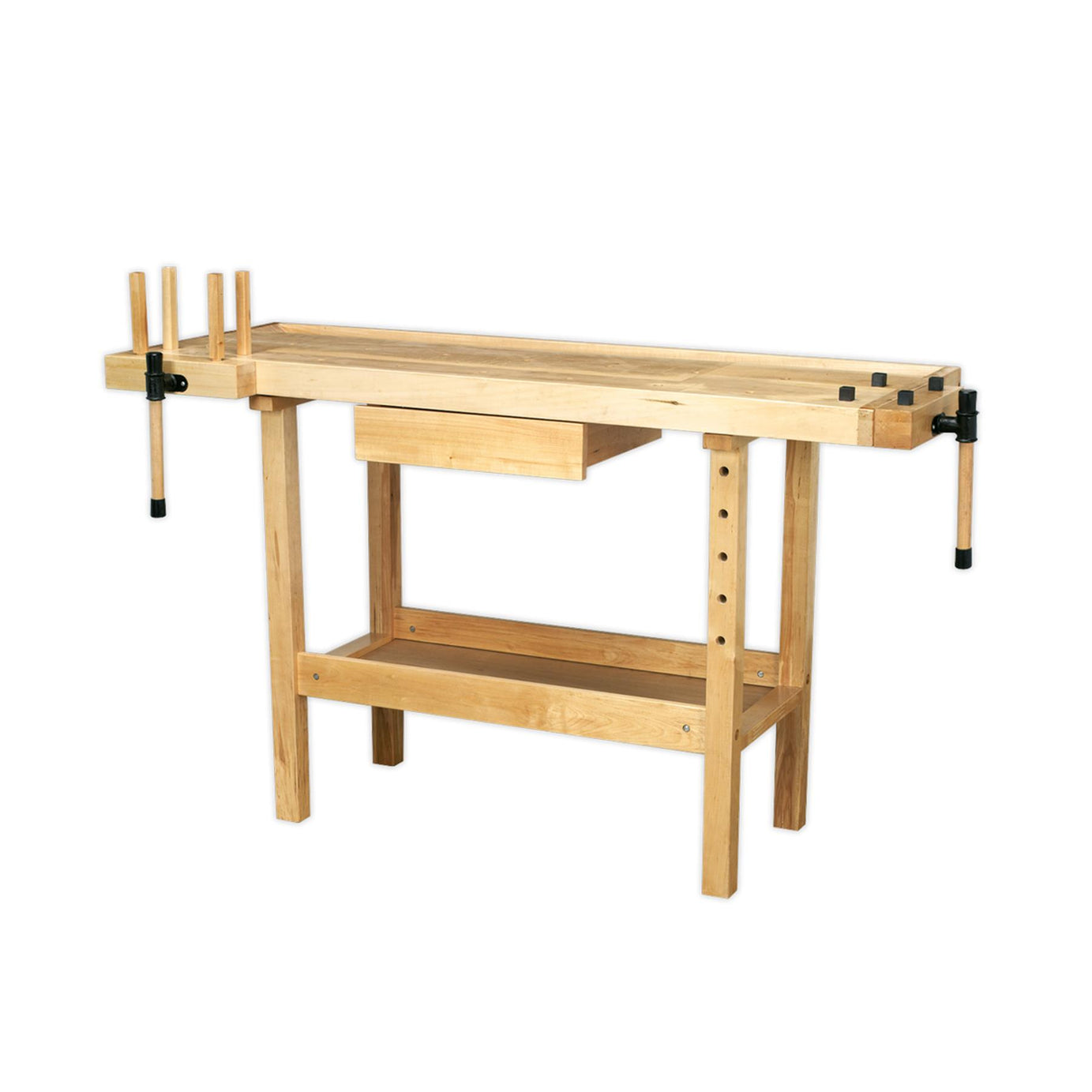 Sealey Woodworking Bench 1.52m Birchwood With Varnished Finish