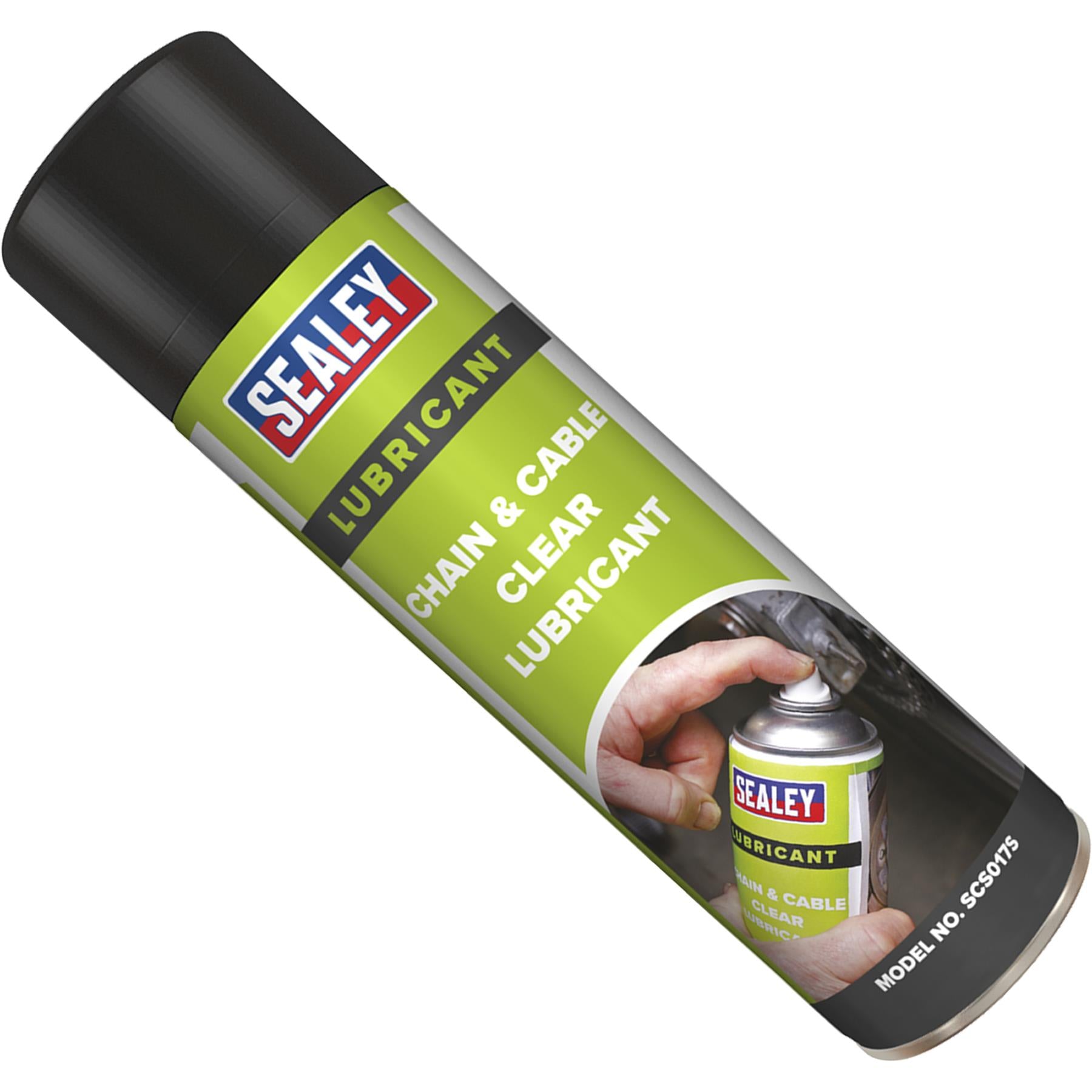 Sealey Chain & Cable Clear Lubricant 500ml Pack of 6