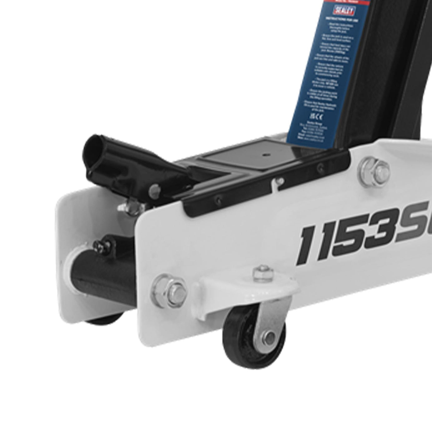Sealey 1153SUV Long Chassis High Lift SUV Trolley Jack 3 Tonne Car Van Garage