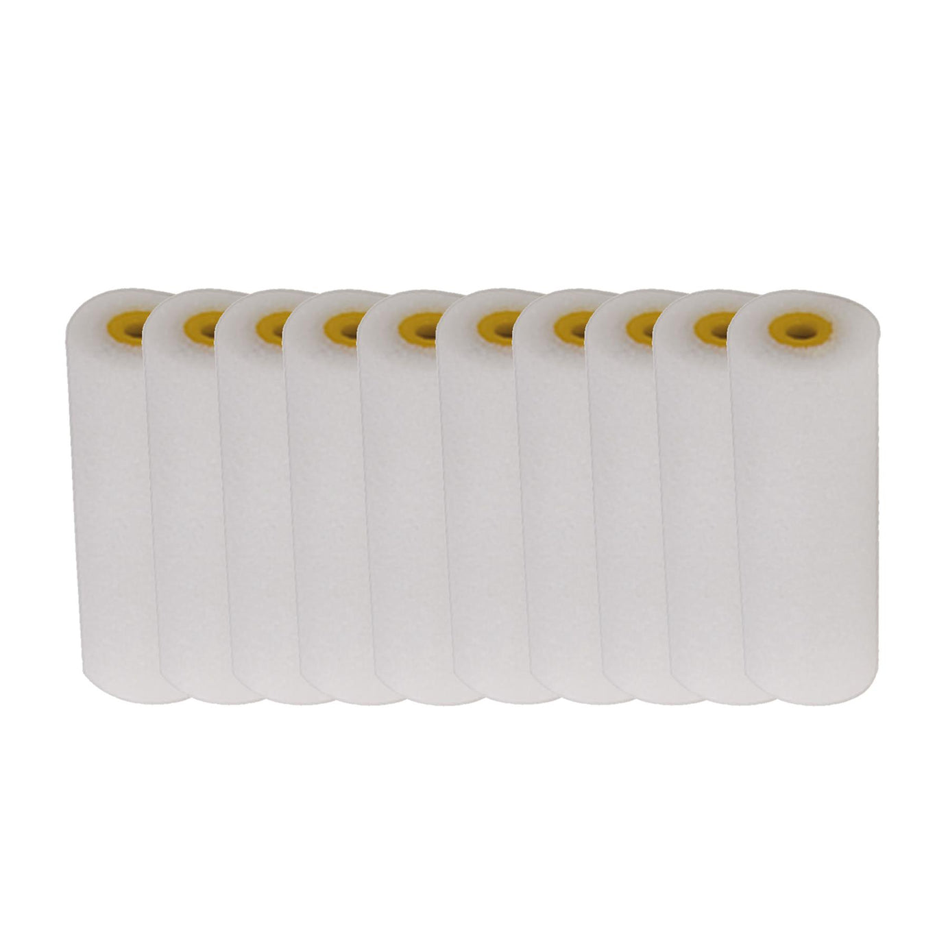 10Pk 100mm Mini Roller Sleeves Suitable For Use With Emulsion Or Gloss