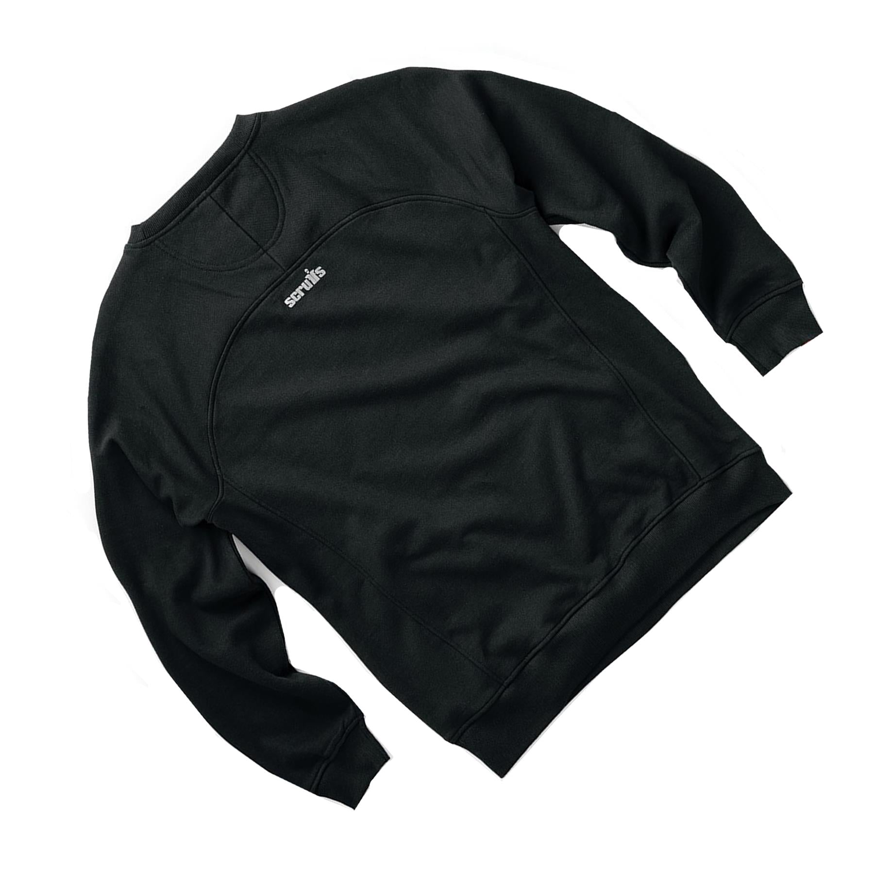 Scruffs Eco Worker Shirt Mens Work Sweatshirt Black L