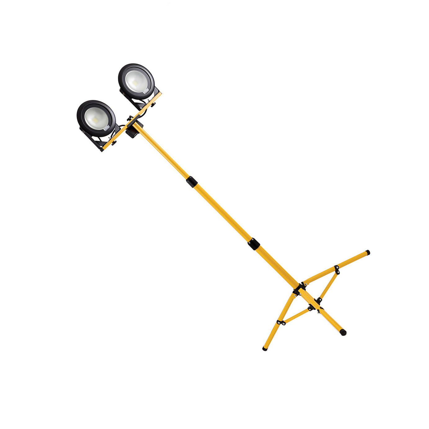 Defender LED Twin Telescopic Tripod Light 13A 240V Shatterproof