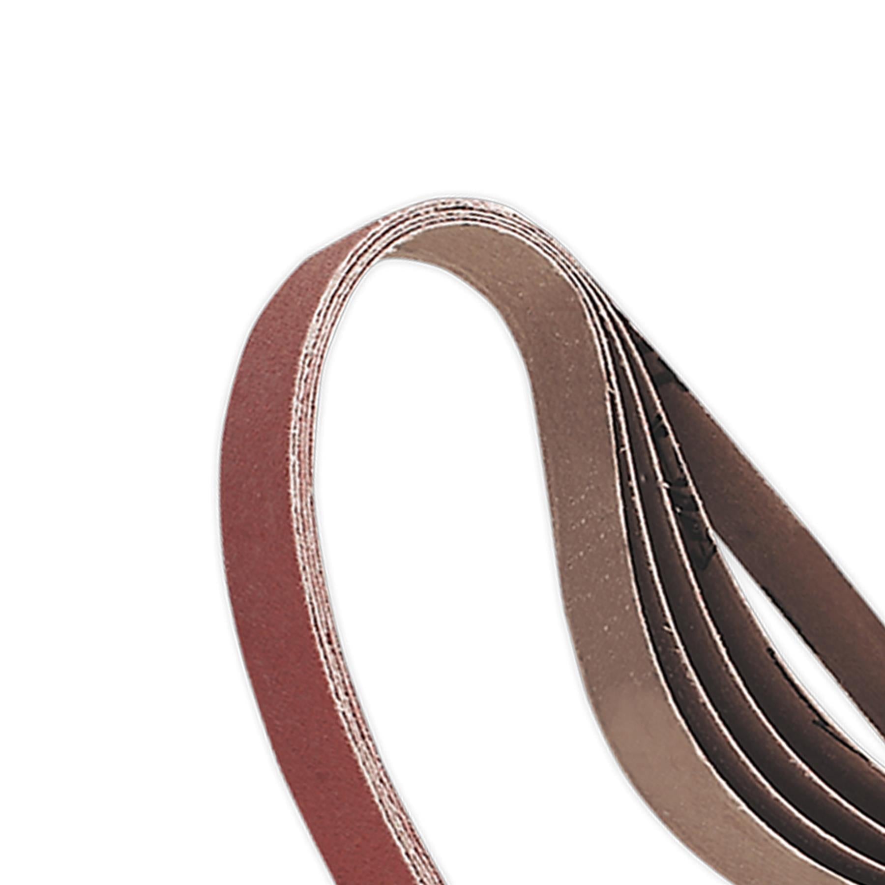 Sealey Sanding Belt 20 x 520mm 100Grit Pack of 5