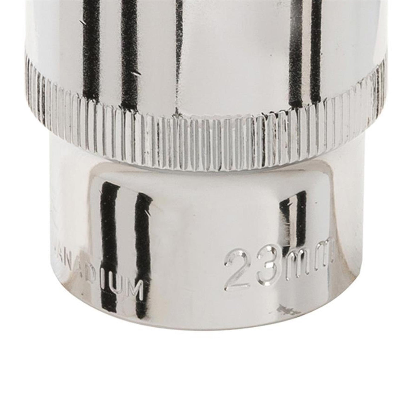 Socket 1/2" Drive Metric Hex Square 23mm Individual Hex Polished Crv Quality
