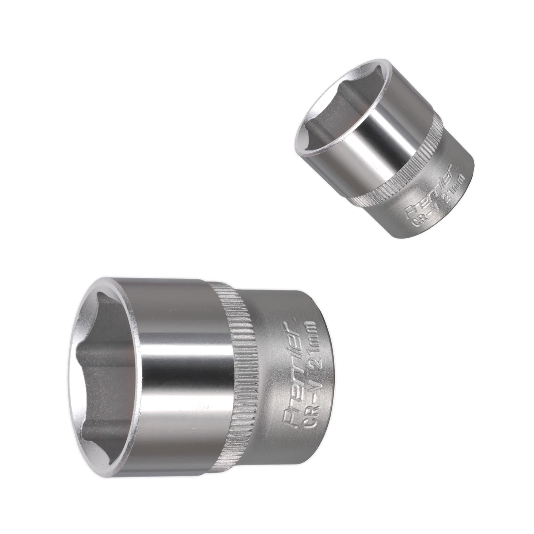 Sealey WallDrive Socket 21mm 3/8"Sq Drive