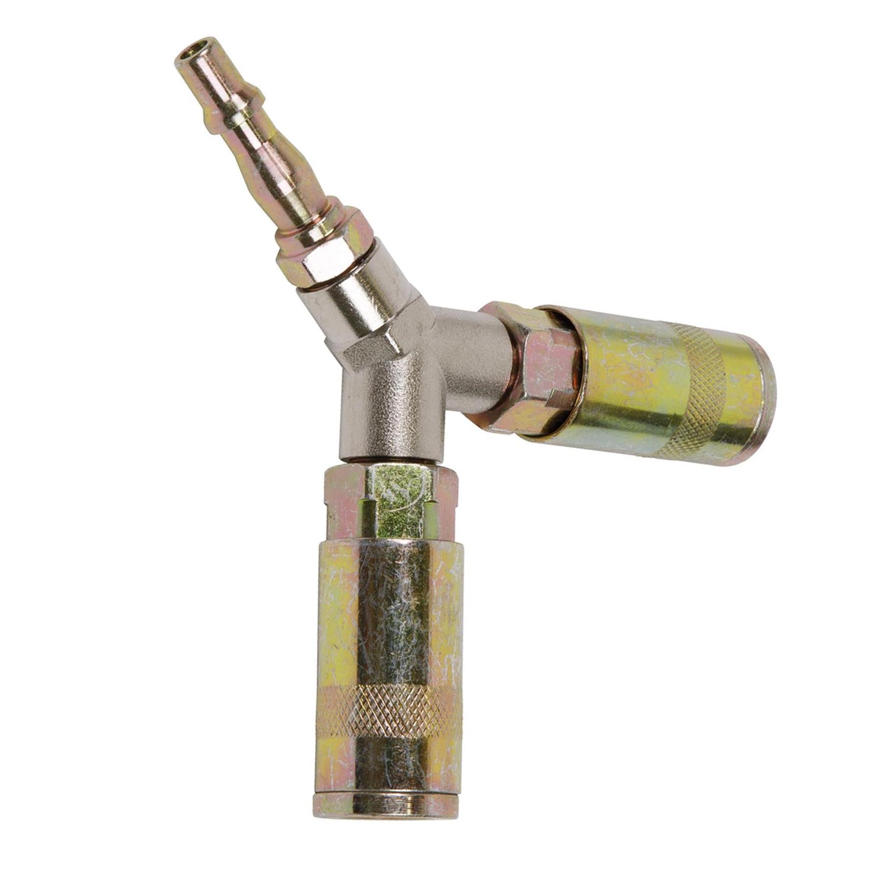 Sealey Twin Coupling Bodies Y Adaptor Air Line Connector Splitter ACX55