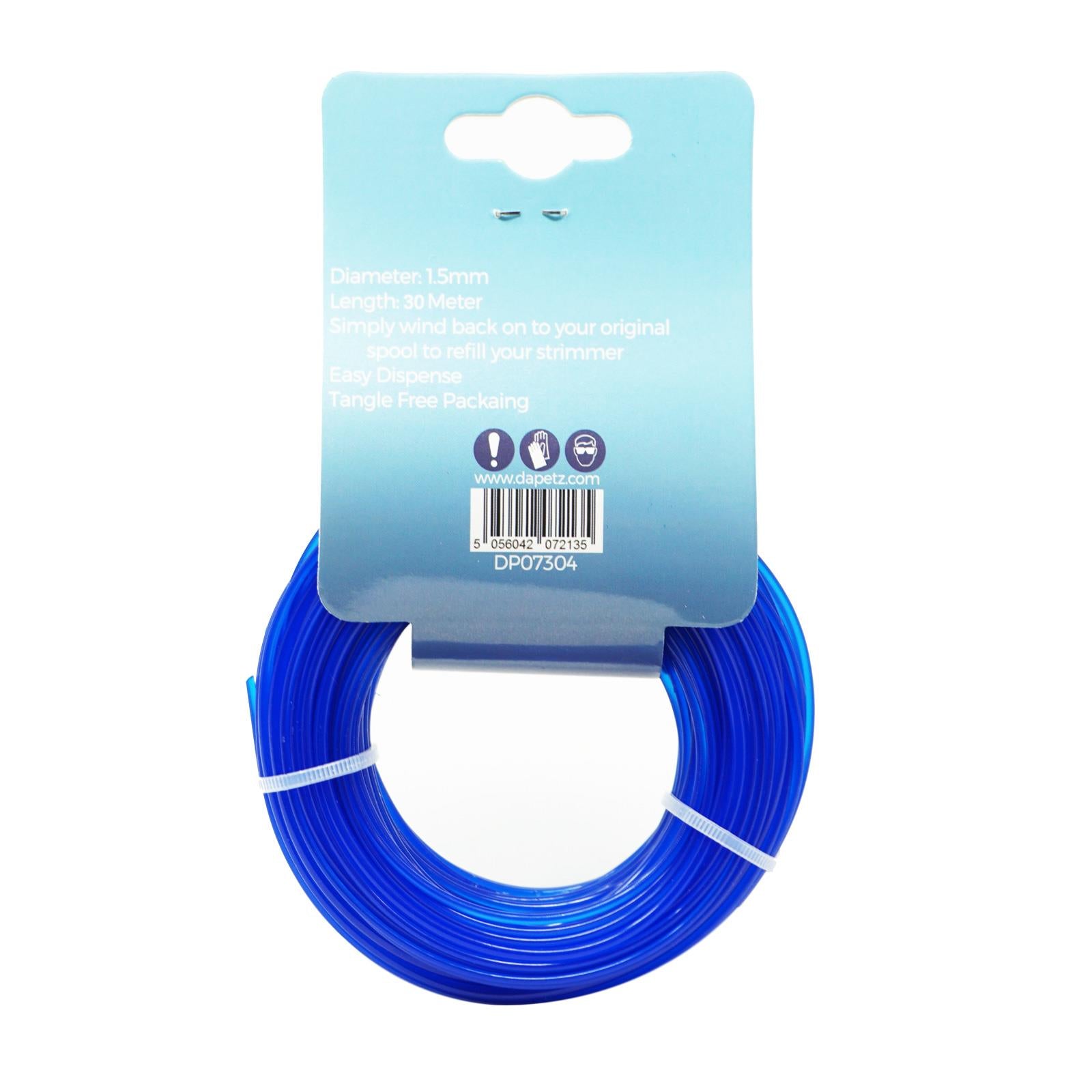 1.5mm x 30m Blue British