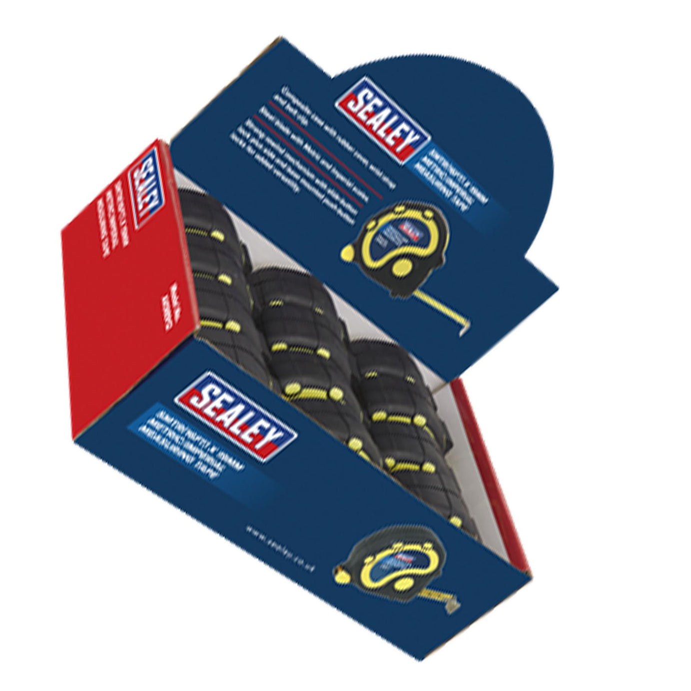 Sealey Rubber Tape Measure 5m(16ft) x 19mm Metric/Imperial Display