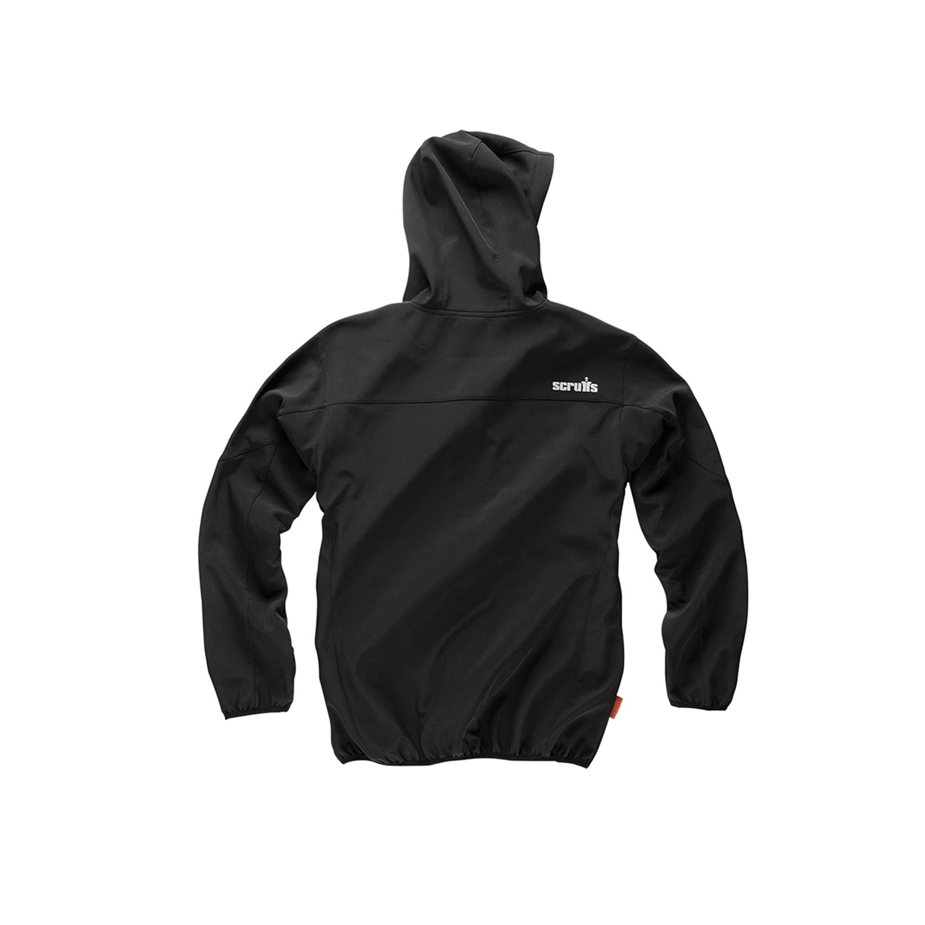 Scruffs Worker Softshell Jacket Black (Small) Men's Trade Work Coat