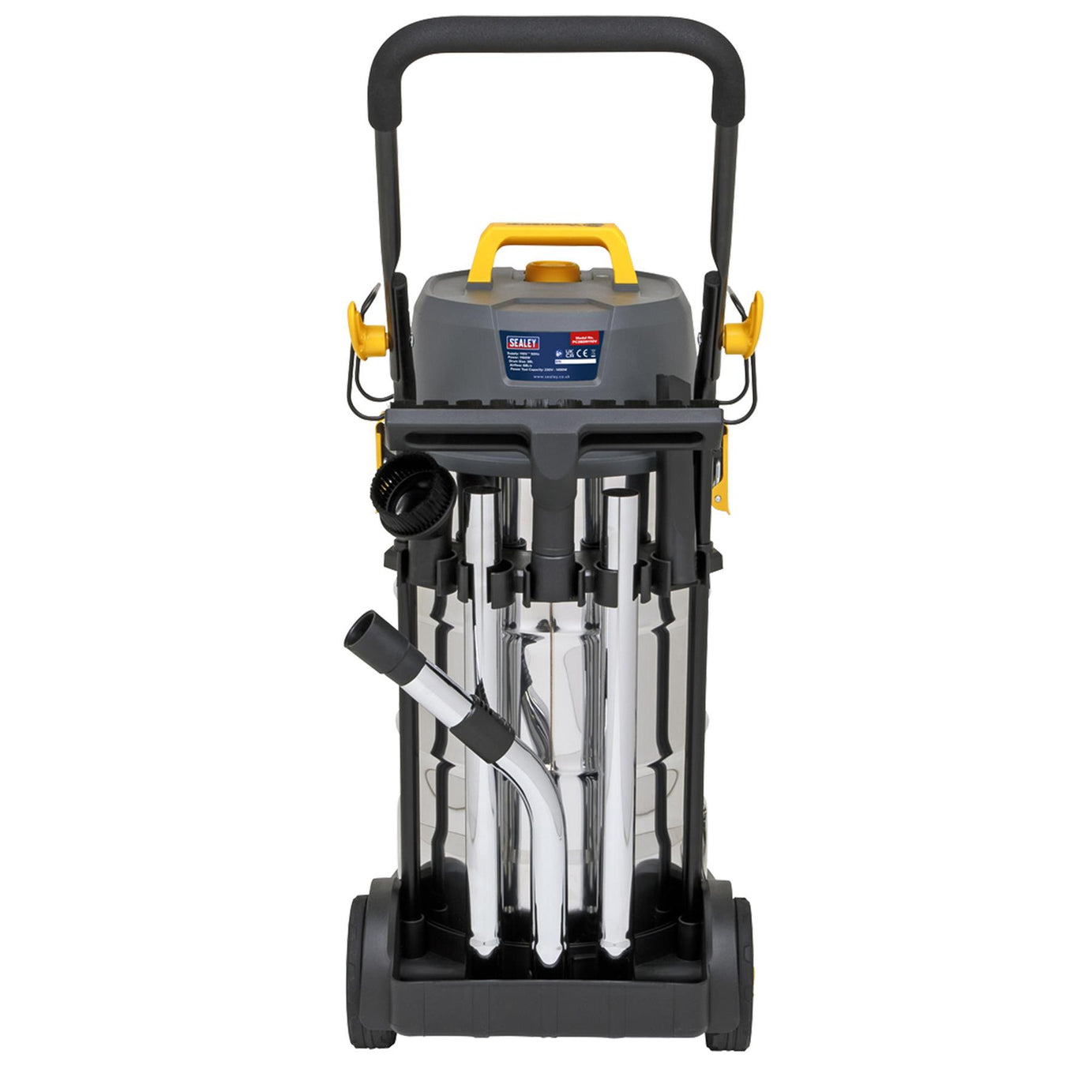 Sealey Vacuum Cleaner Industrial Dust-Free Wet/Dry 38L 1100W/110V