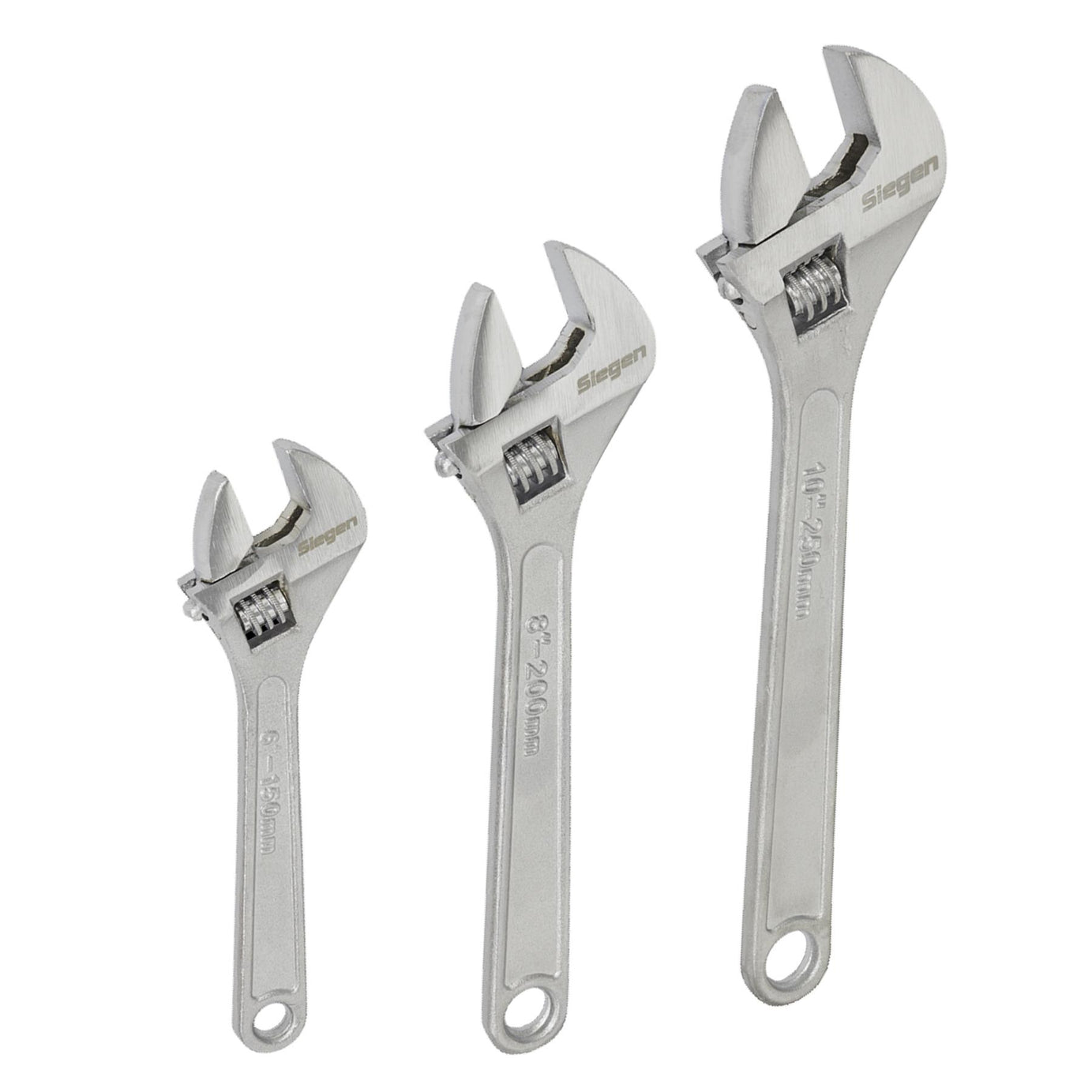 Sealey Adjustable Wrench Set 3pc 150, 200 & 250mm
