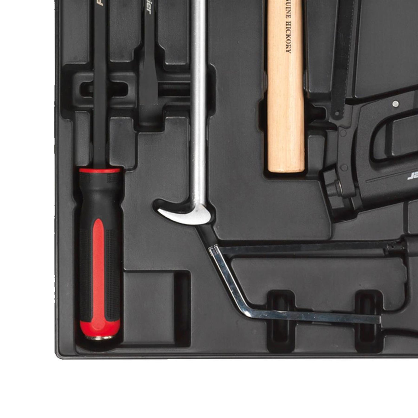Sealey Tool Tray with Pry Bar, Hammer & Hacksaw Set 6pc