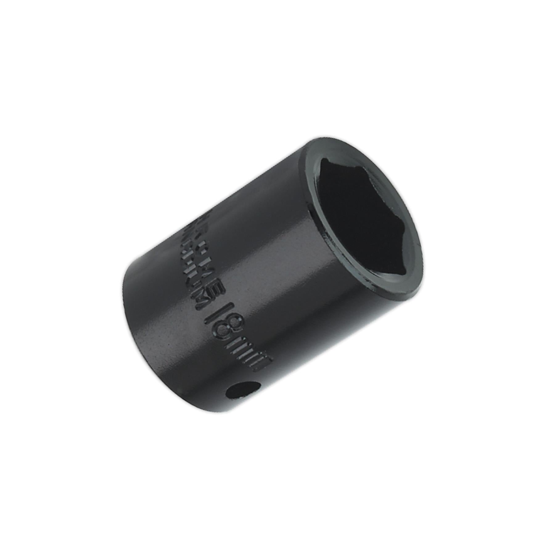 Sealey Impact Socket 18mm 1/2"Sq Drive