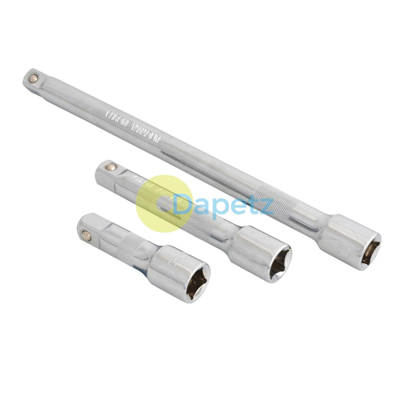 BlueSpot 3 Piece Spring Loaded 1/2 Inch Extension Bar Set 3, 5 and 10 Inch