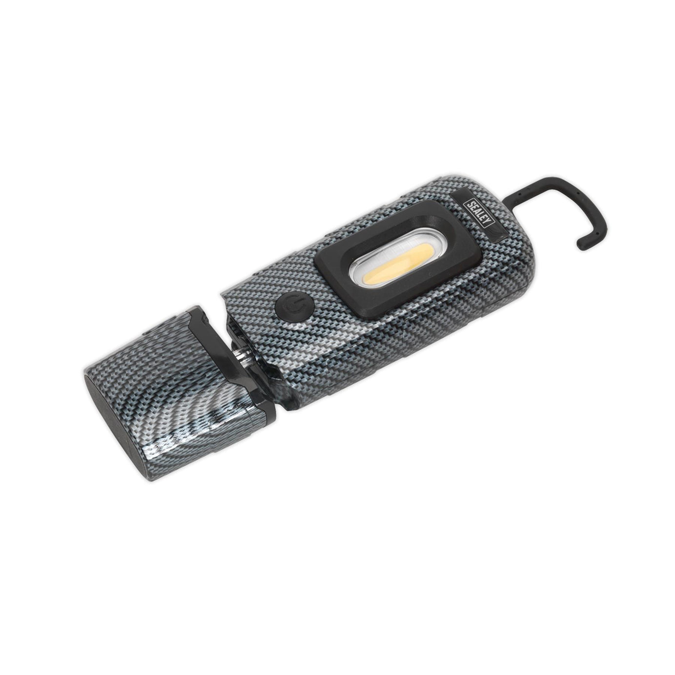 Sealey R/Charge 360 Insp Light 3W COB & 1W SMD LED Carbon Fibre LI