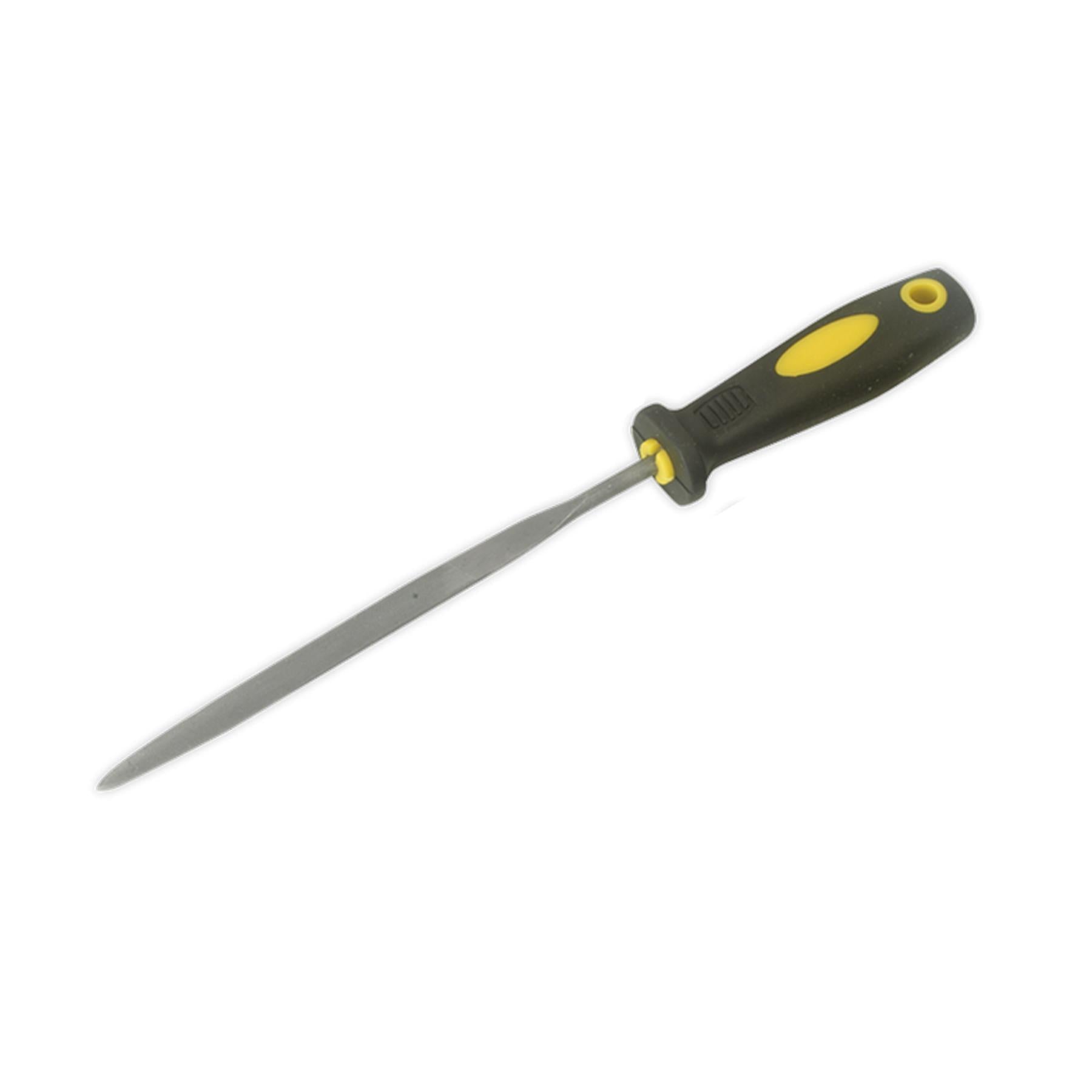 6Pc Sealey Needle File Set 100mm With Soft Grip Handles