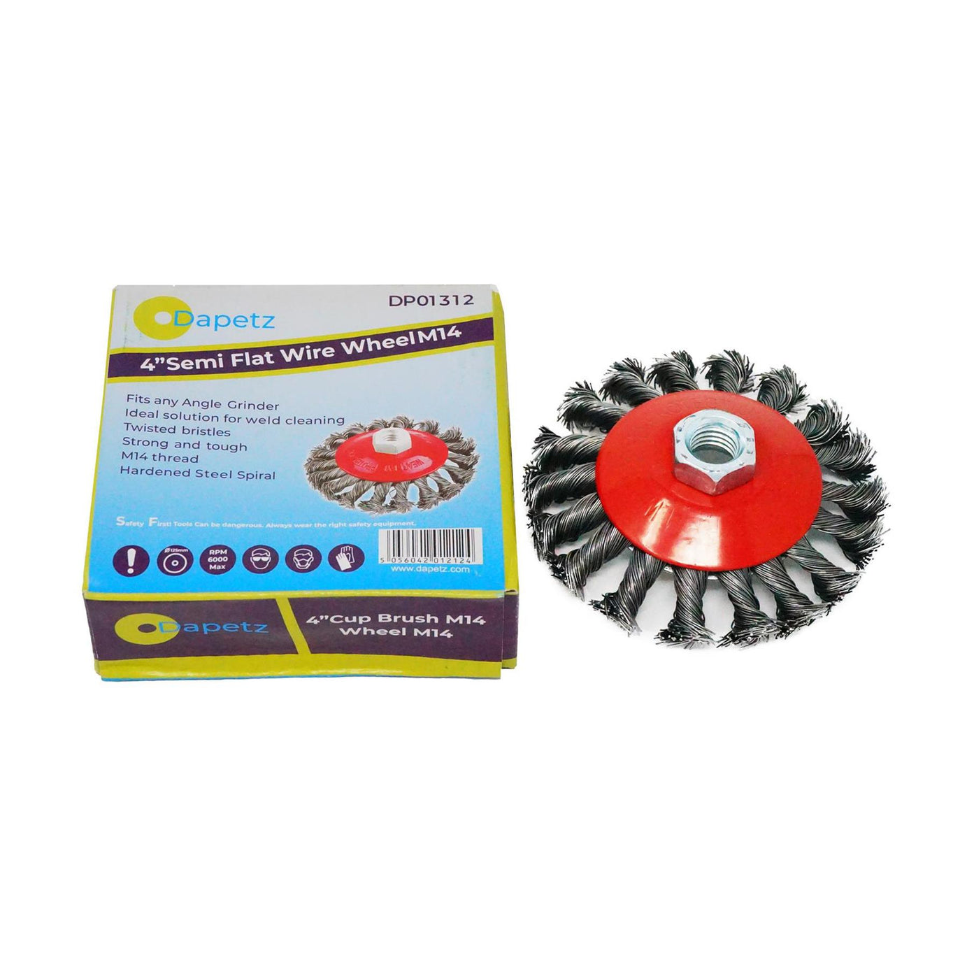 Wheel Cup Brush Set For 4