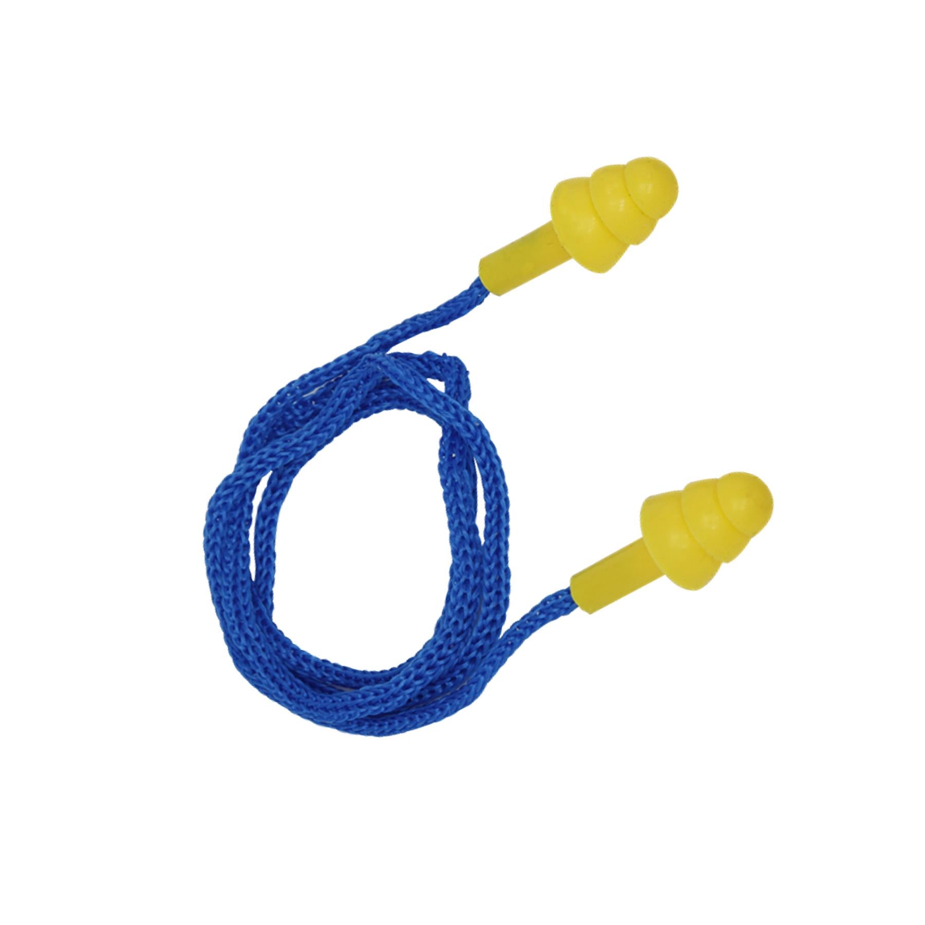 Sealey Corded Ear Plugs Soft Material Comfortable Fit.