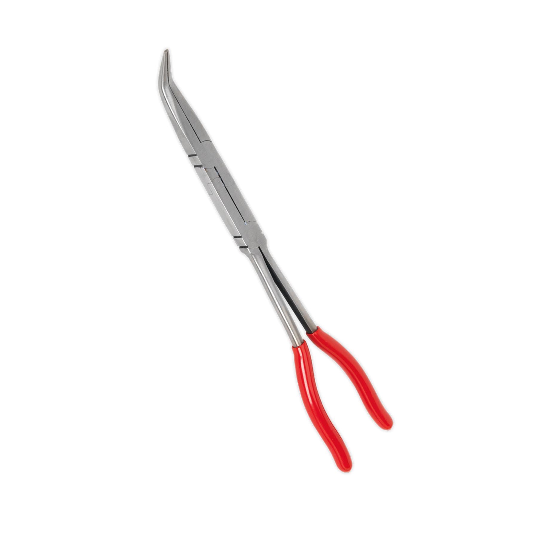 Sealey Flat Nose Pliers Double Joint Long Reach 335mm